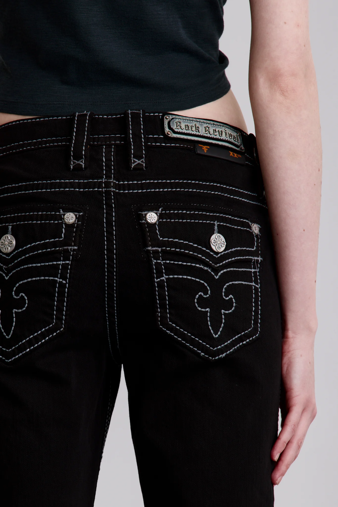 Lana Bootcut Jeans in Black - Image 4