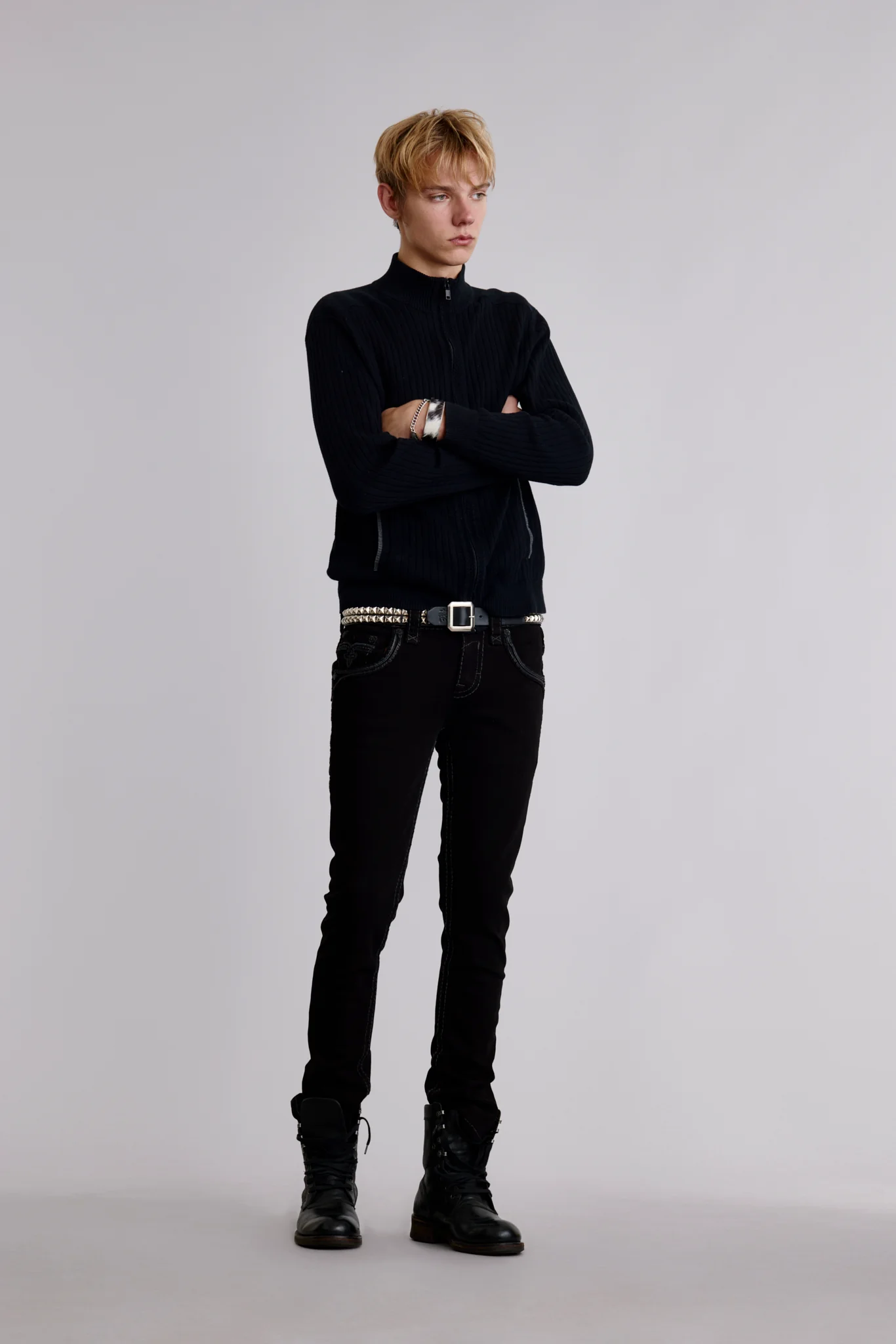 Lunar Rock Alt Straight Jeans in Black