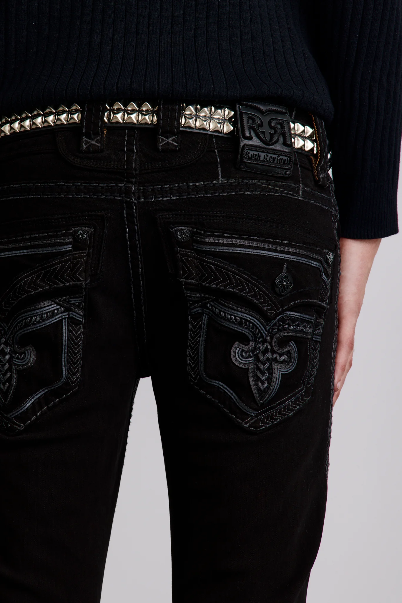 Lunar Rock Alt Straight Jeans in Black - Image 2