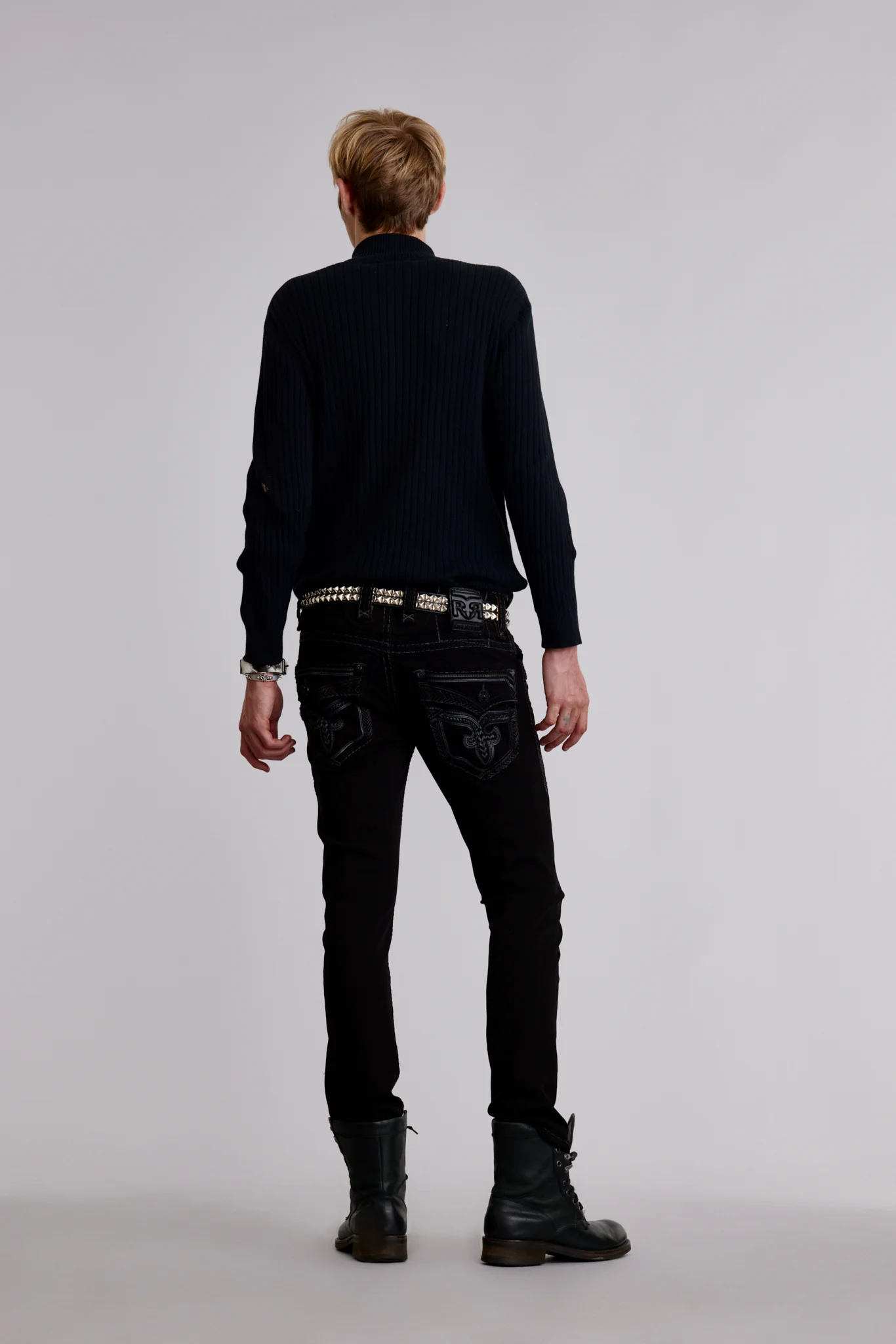 Lunar Rock Alt Straight Jeans in Black - Image 3