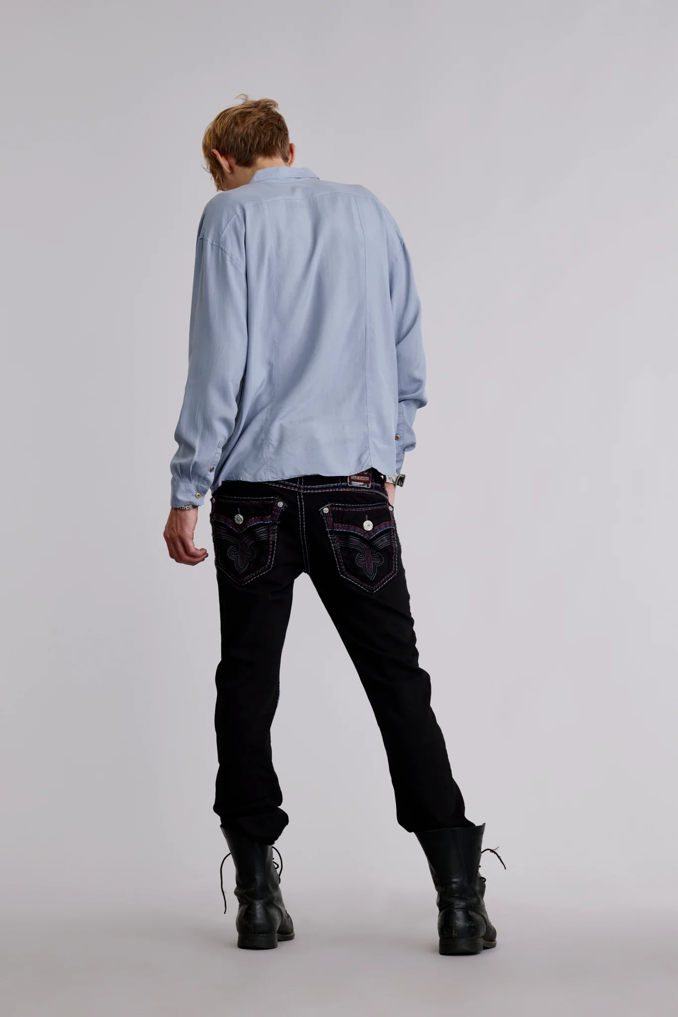 Jonathan Straight Jeans in Black - Image 3