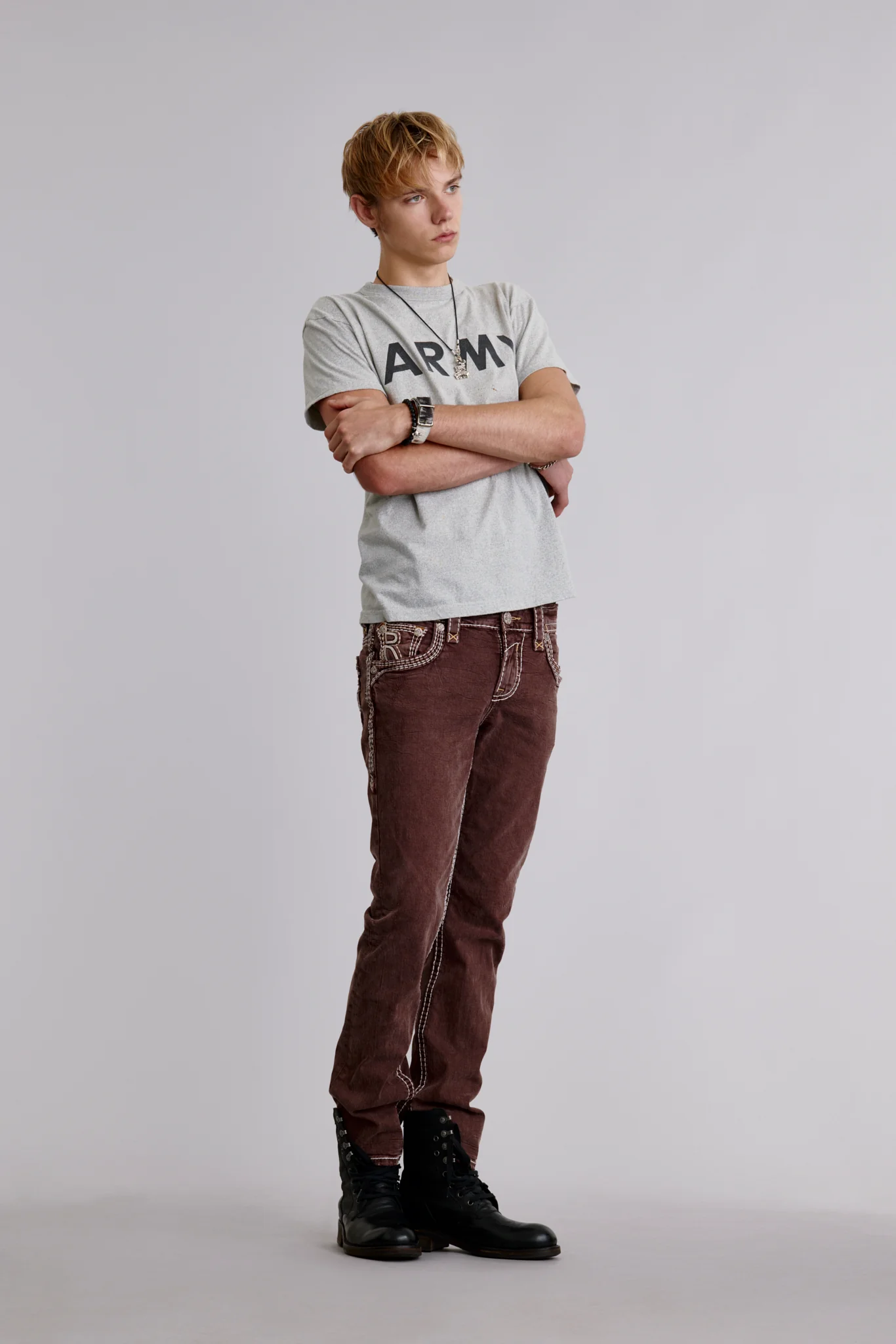 Louis Straight Jeans in Brown - Image 4