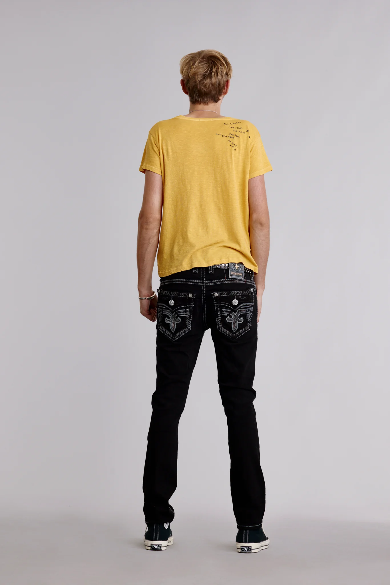Wylie Alt Straight Jeans in Black - Image 3