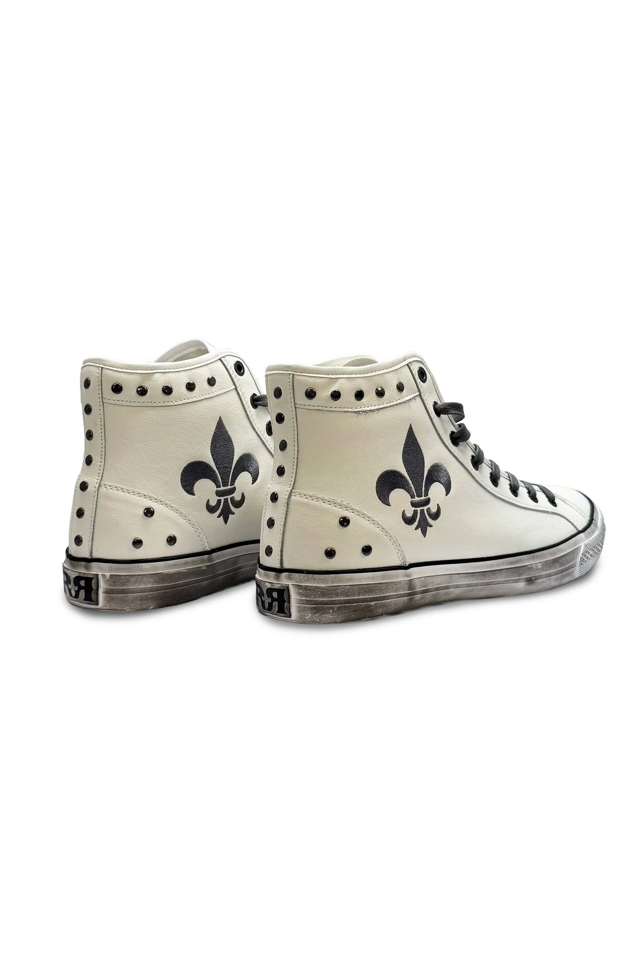 Rock Revival Hi-Top Sneakers in White - Image 4