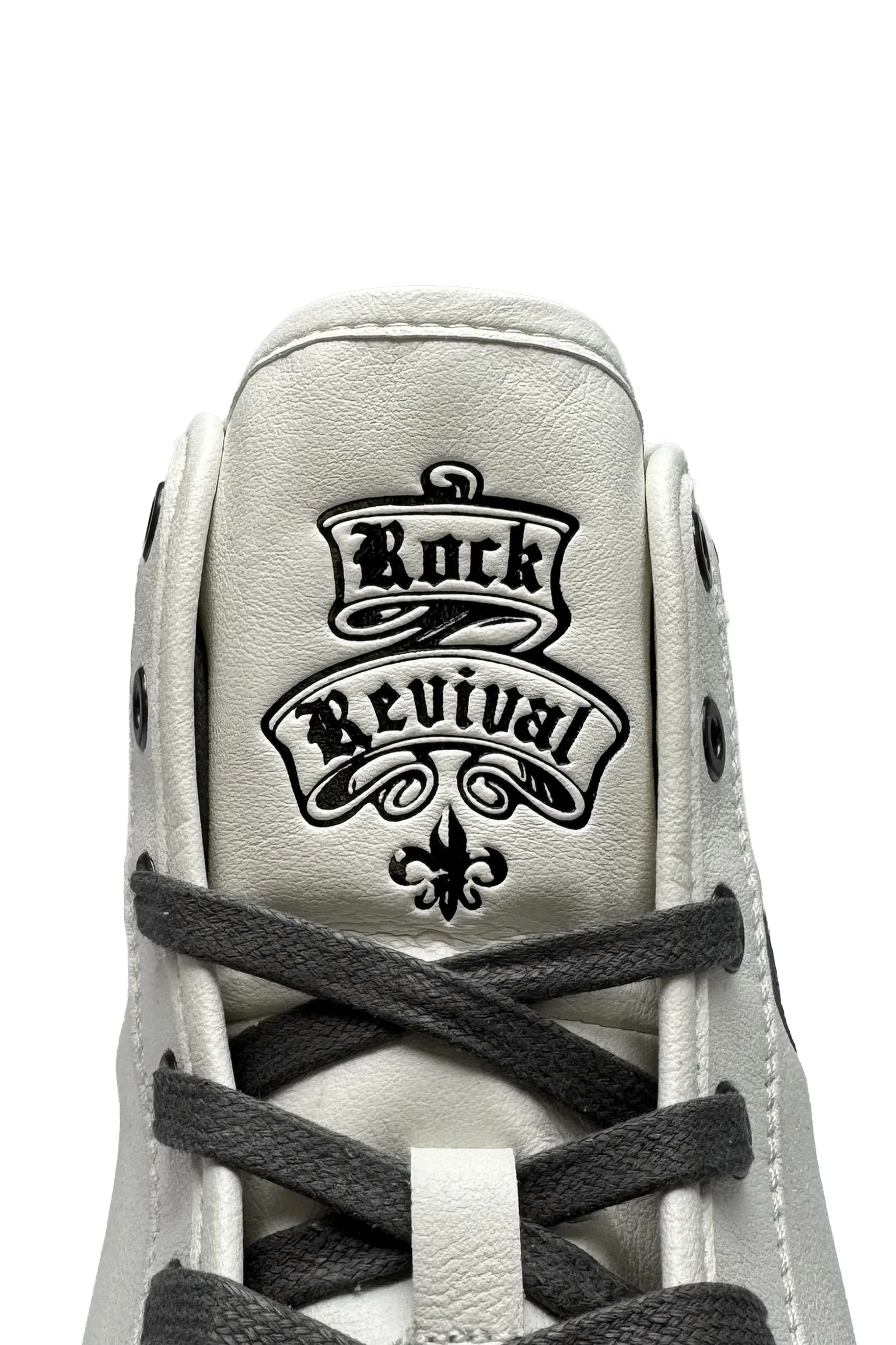 Rock Revival Hi-Top Sneakers in White - Image 6