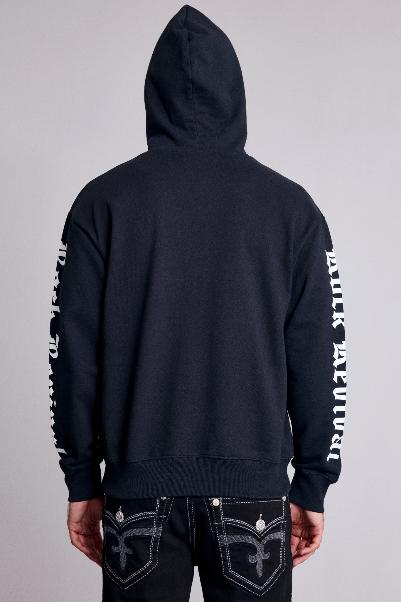 Classic Rock Hoodie in Black/Gray - Image 3