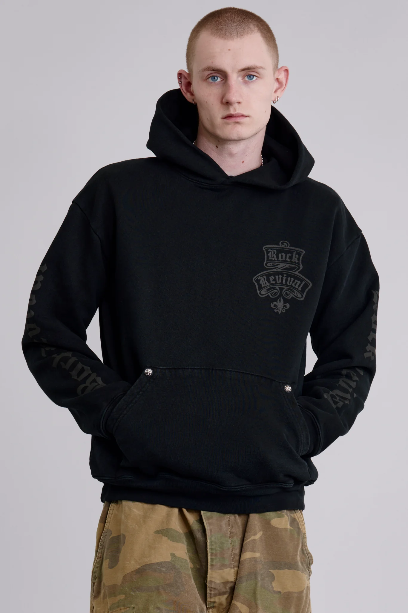 Quiet Riot Crest Hoodie - Image 3