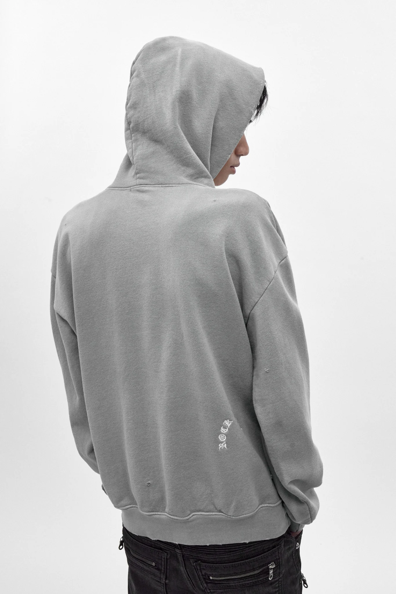 Rock Essential Hoodie in Gray - Image 3