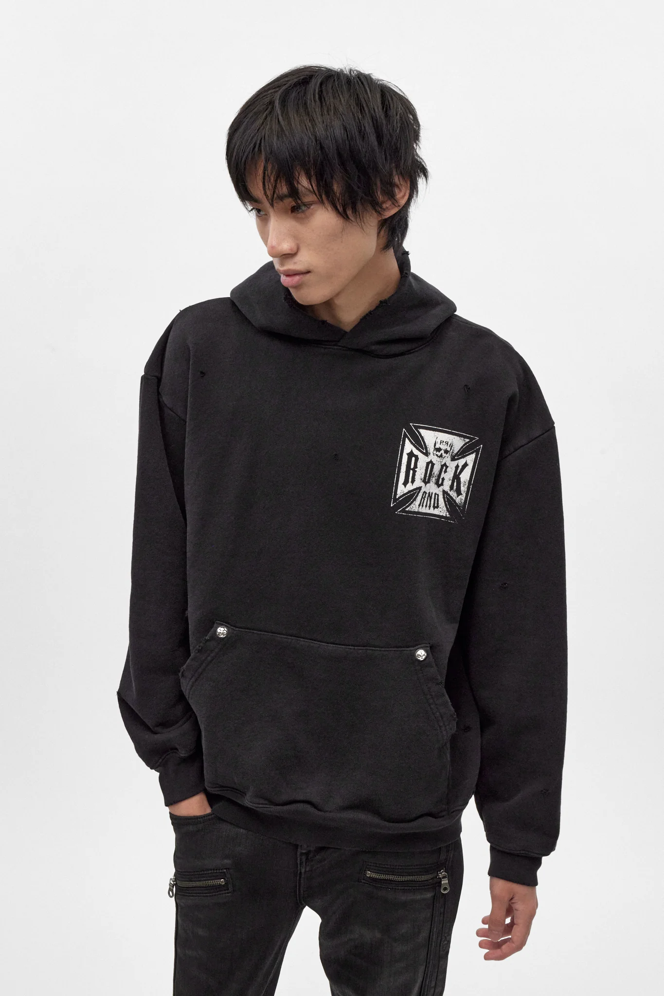 Iron Relic Hoodie in Black