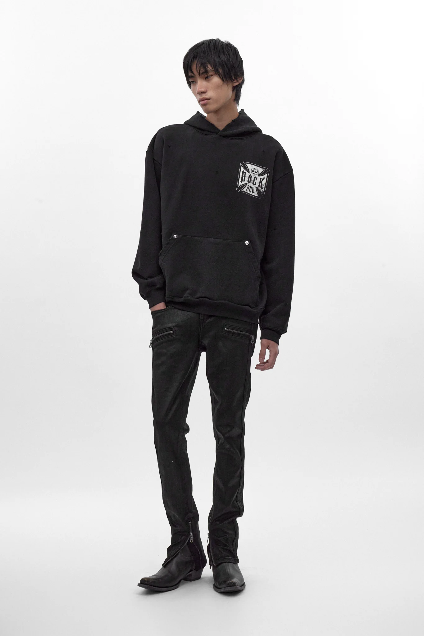 Iron Relic Hoodie in Black - Image 4
