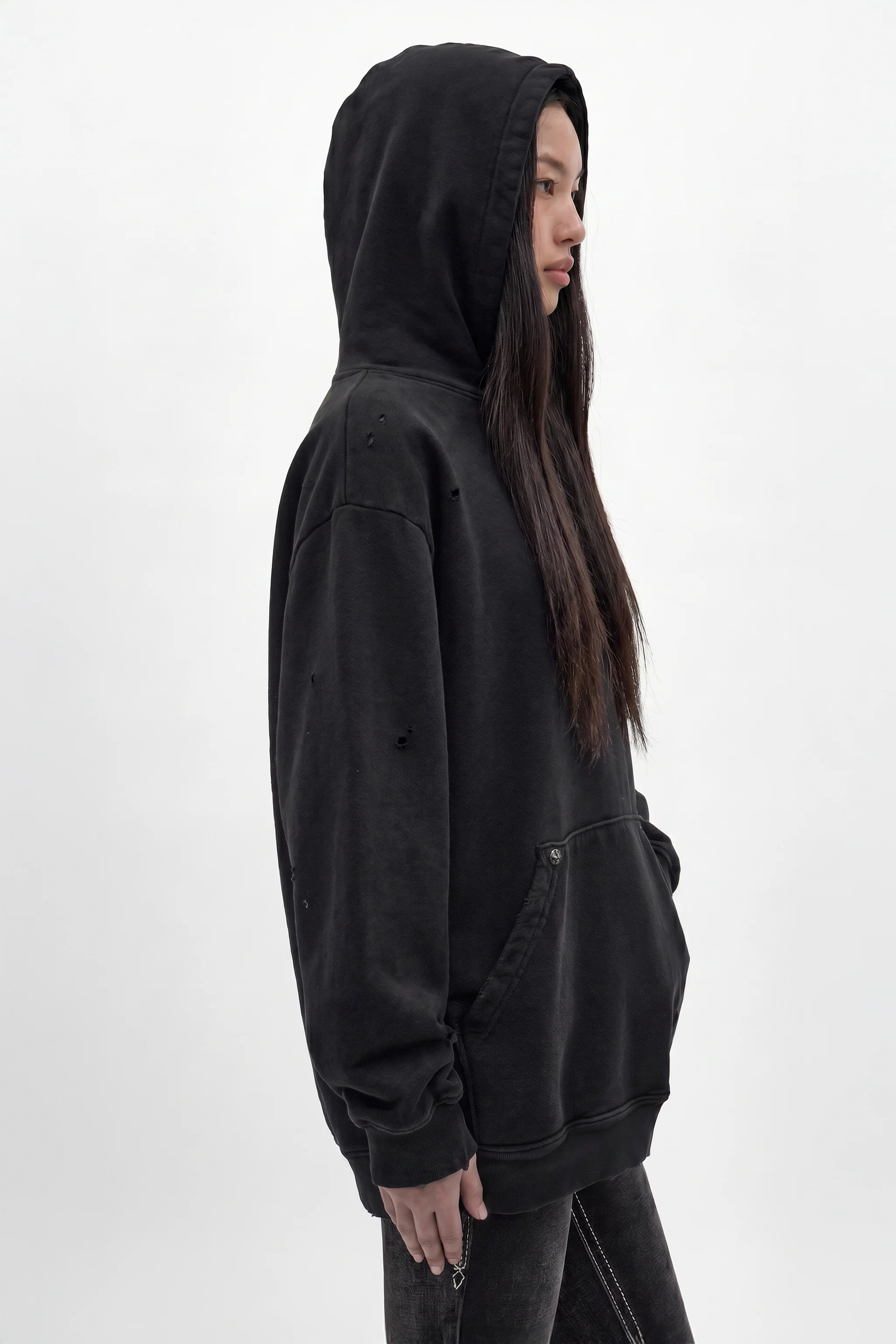 Iron Relic Hoodie in Black (W) - Image 5