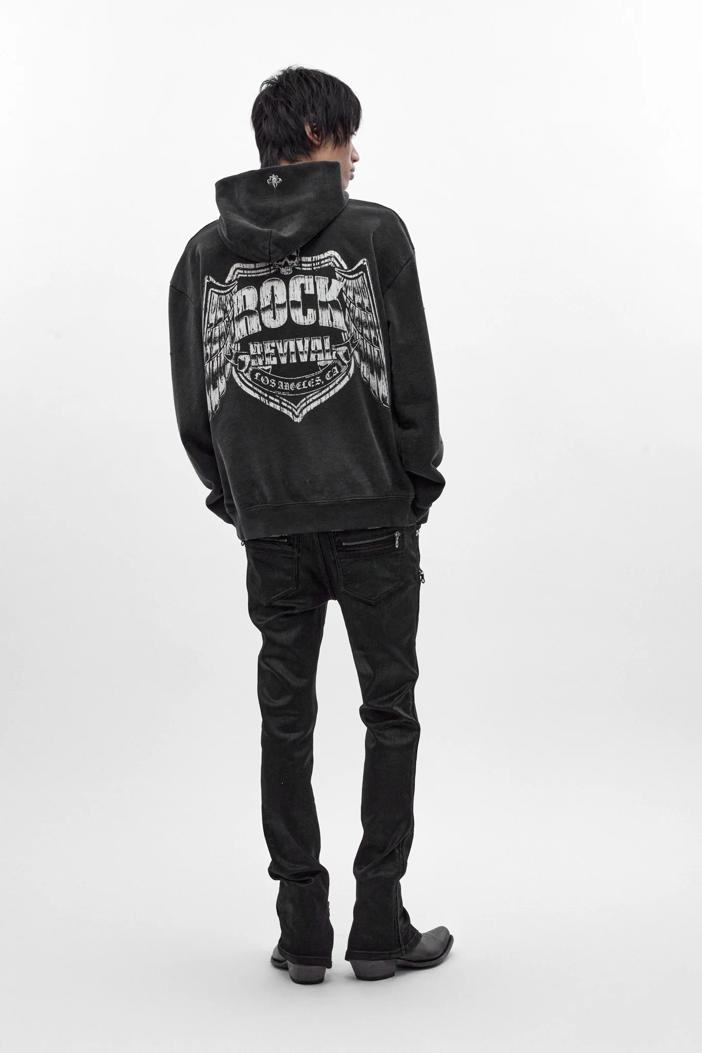 Mayhem Hoodie in Black - Image 3
