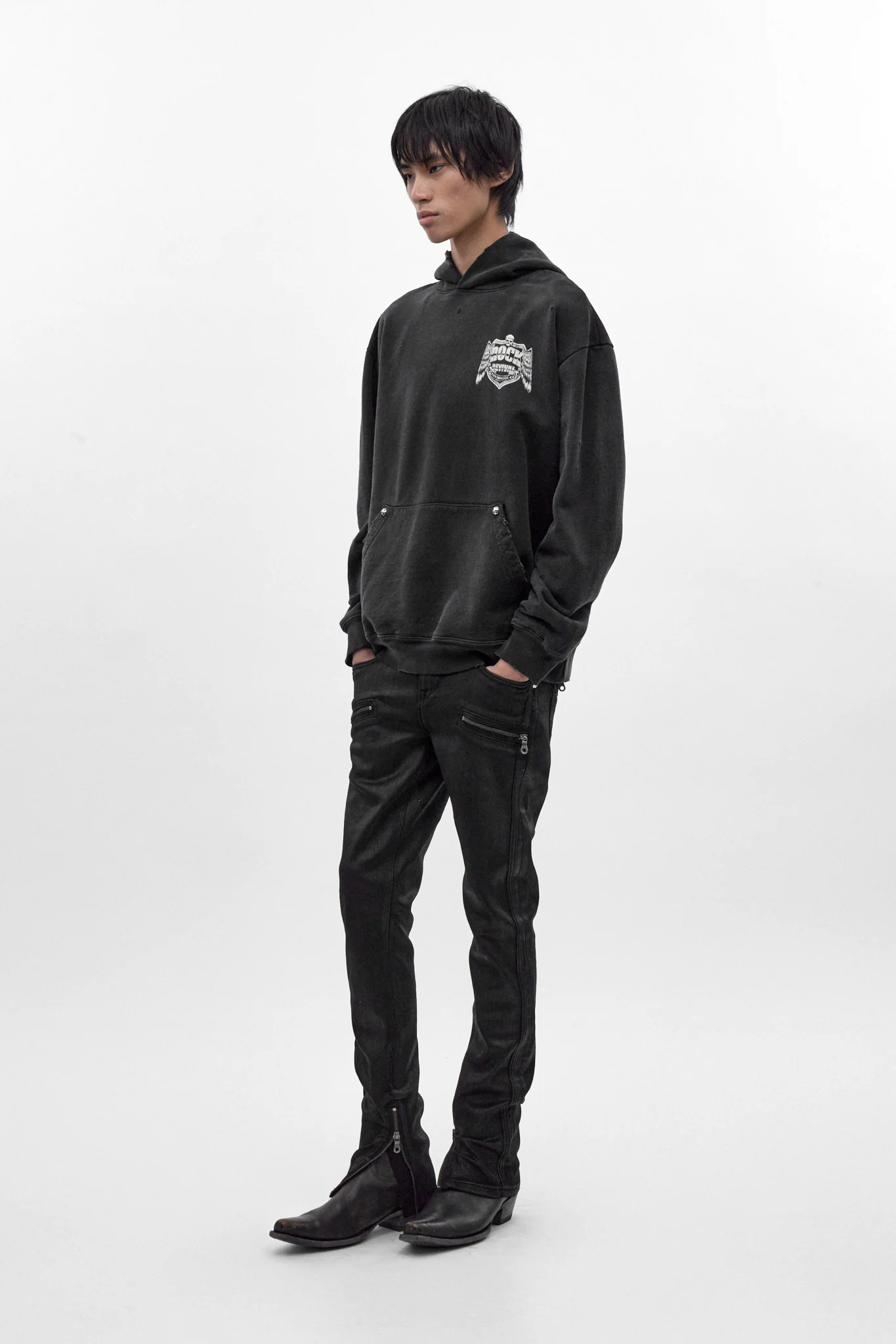 Mayhem Hoodie in Black - Image 5