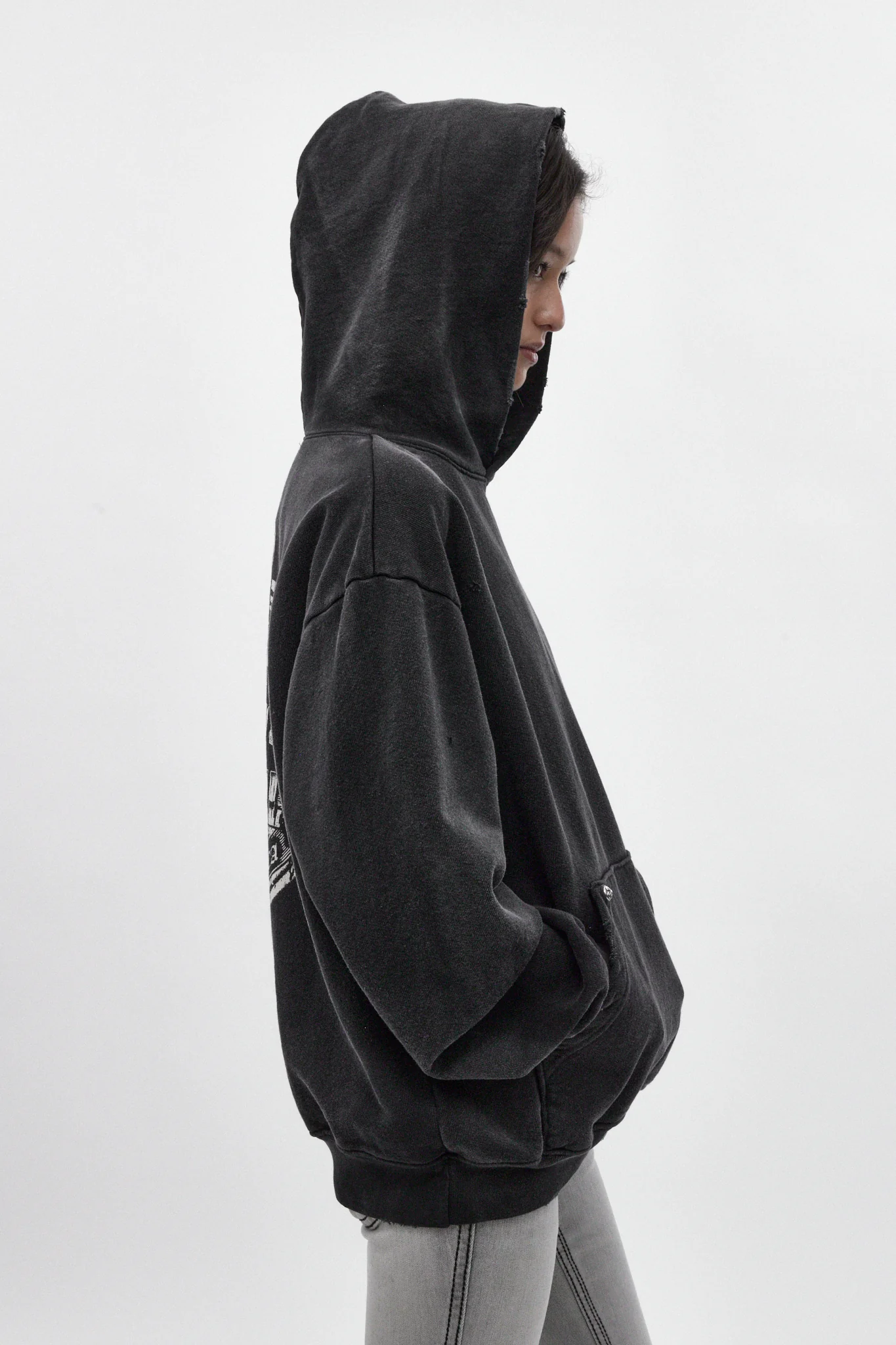 Mayhem Hoodie in Black (W) - Image 3