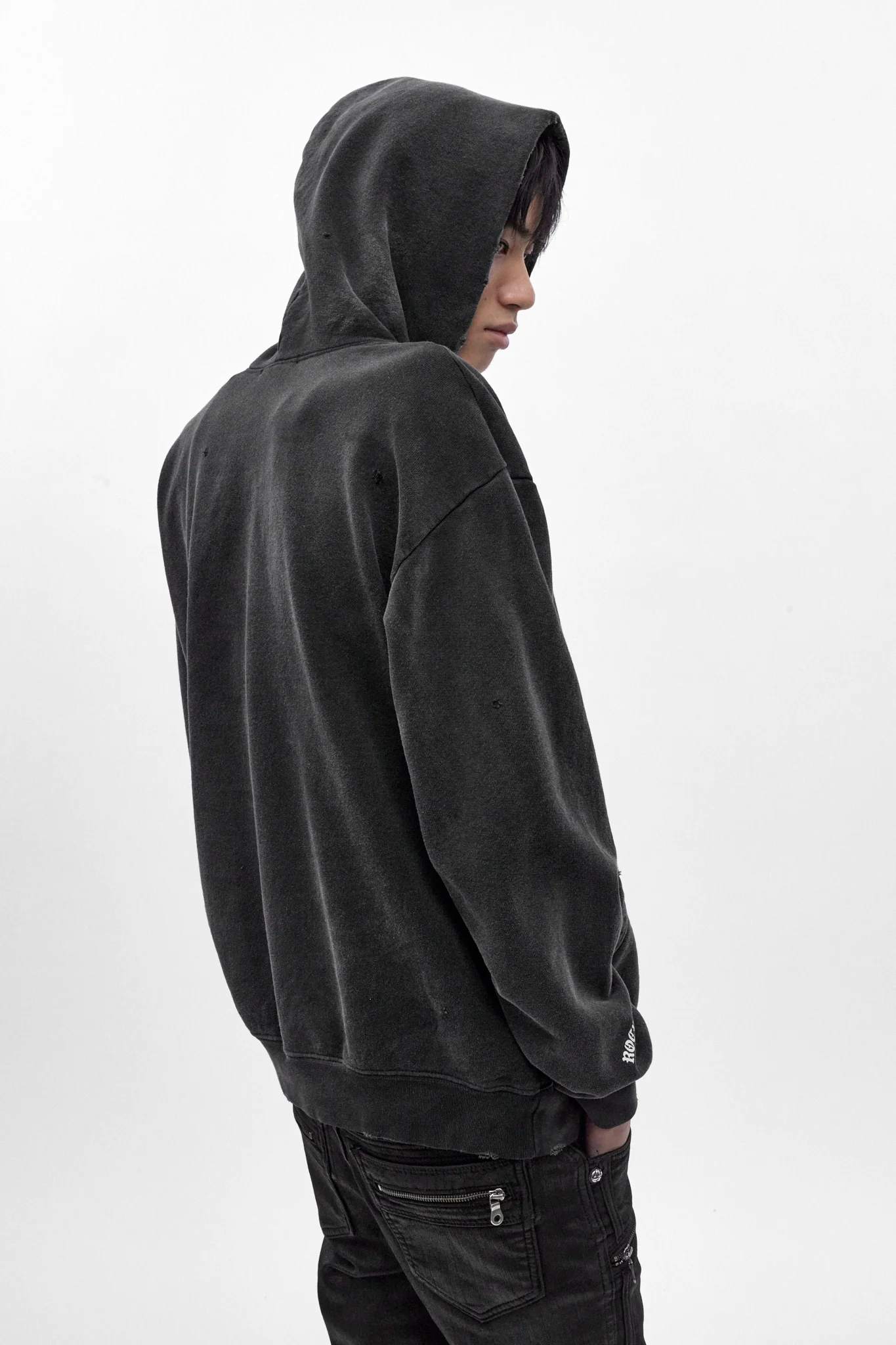 Graveyard Hoodie in Black - Image 2