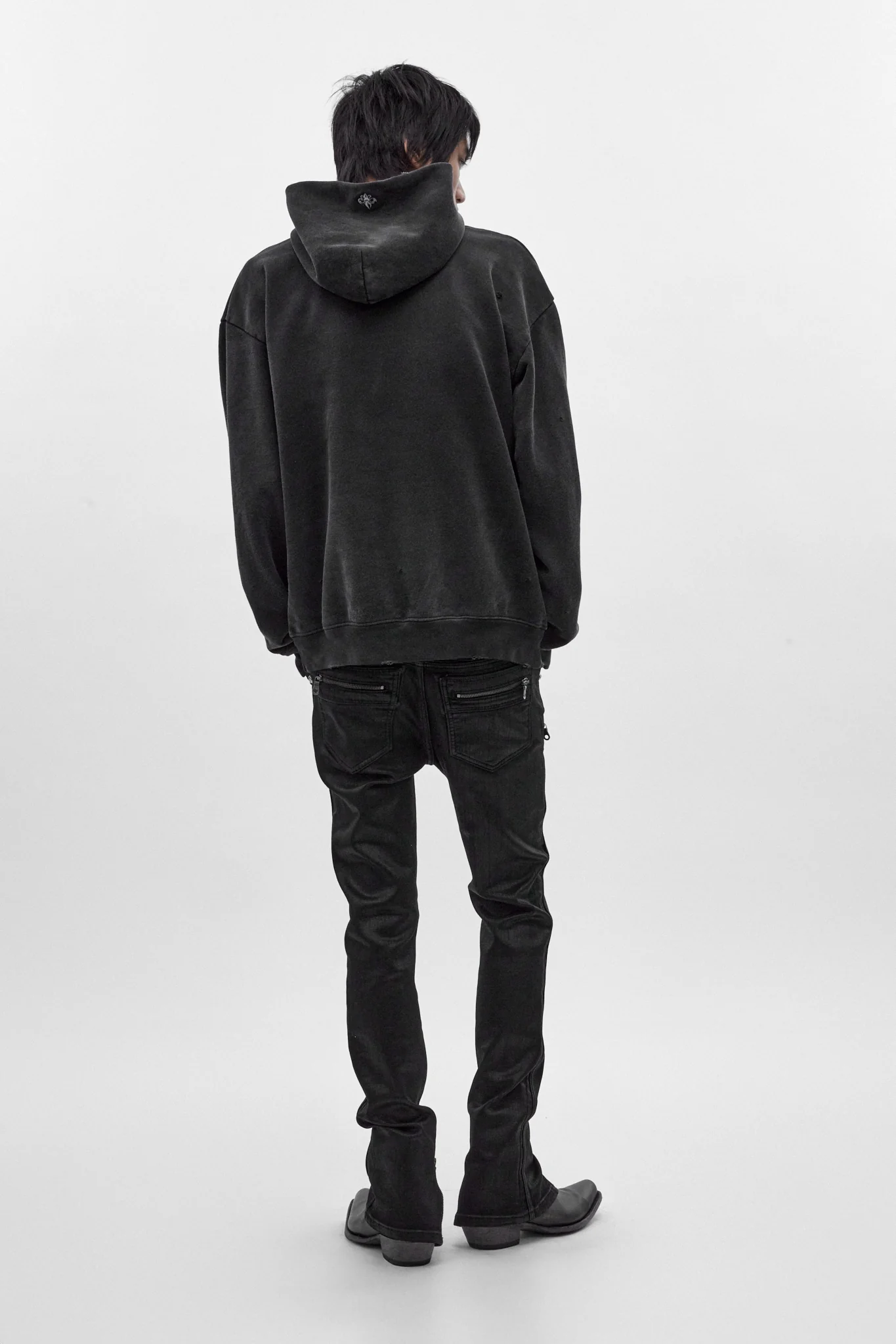 Graveyard Hoodie in Black - Image 4