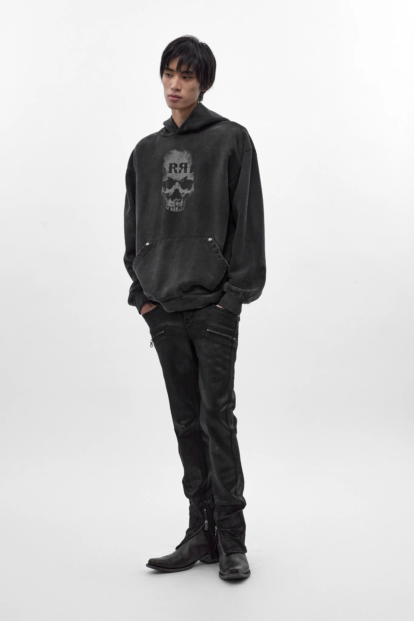 Graveyard Hoodie in Black - Image 5