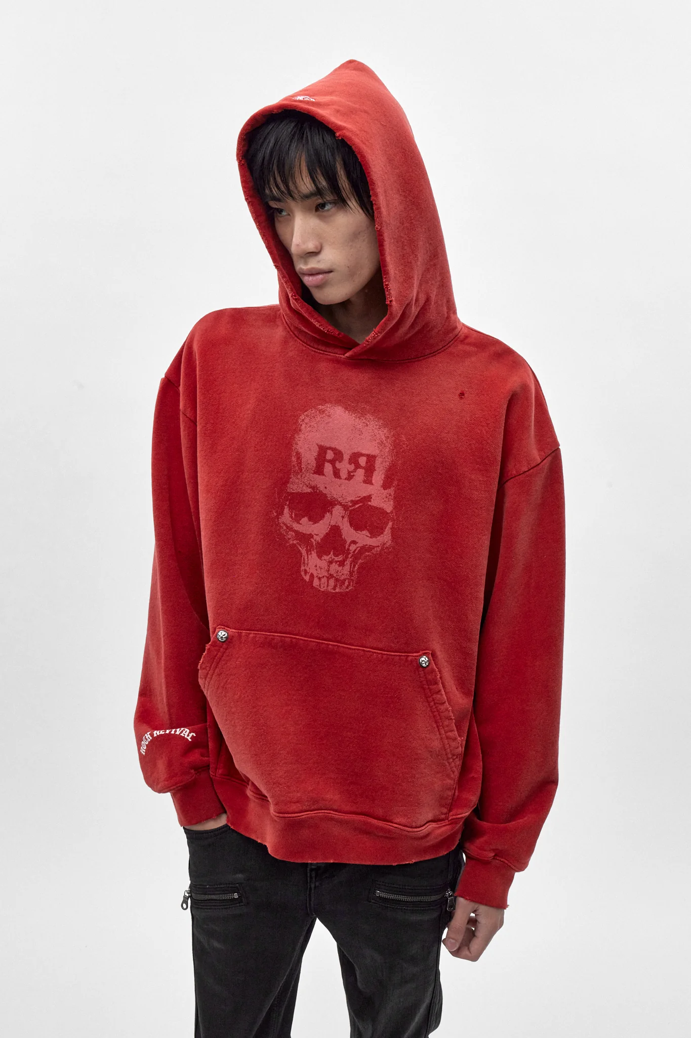 Graveyard Hoodie in Red