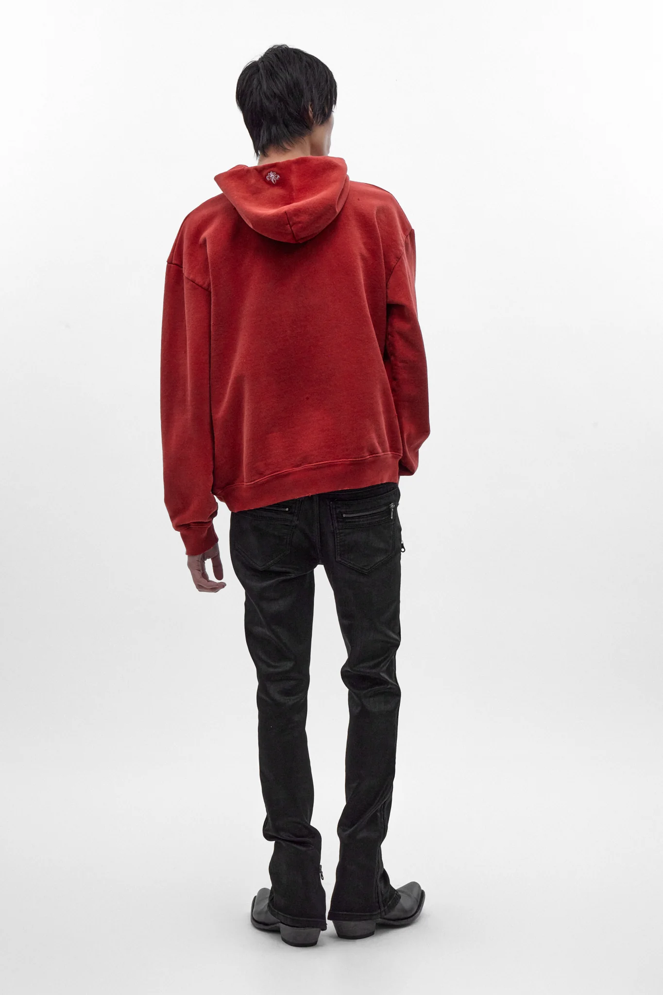 Graveyard Hoodie in Red - Image 4