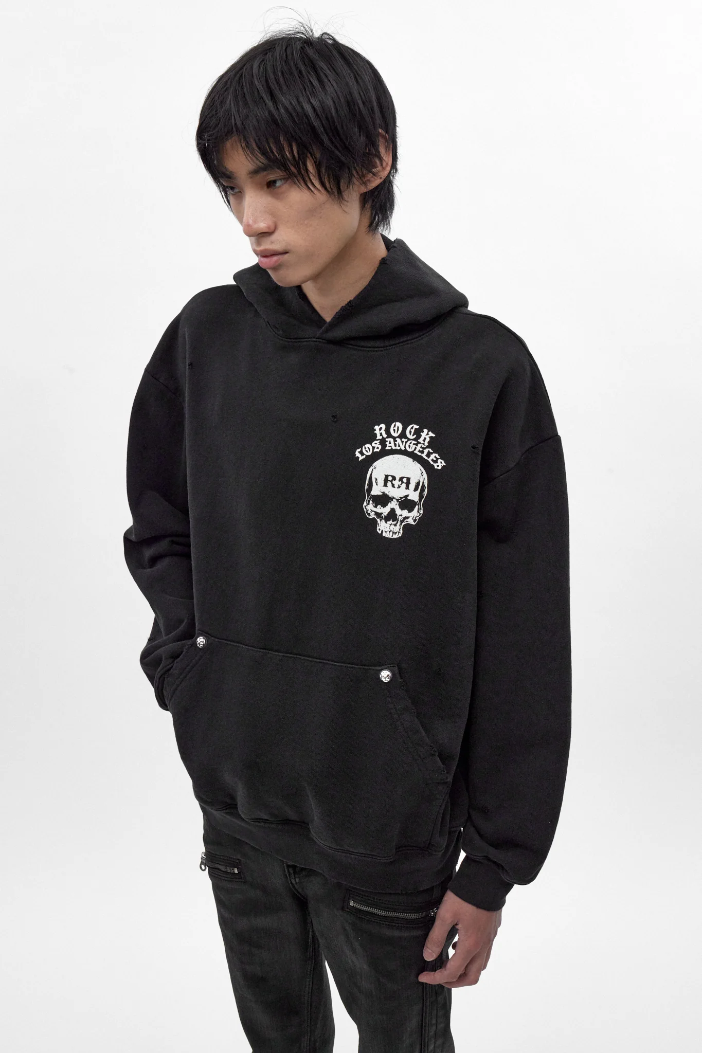 Grim Hoodie in Black