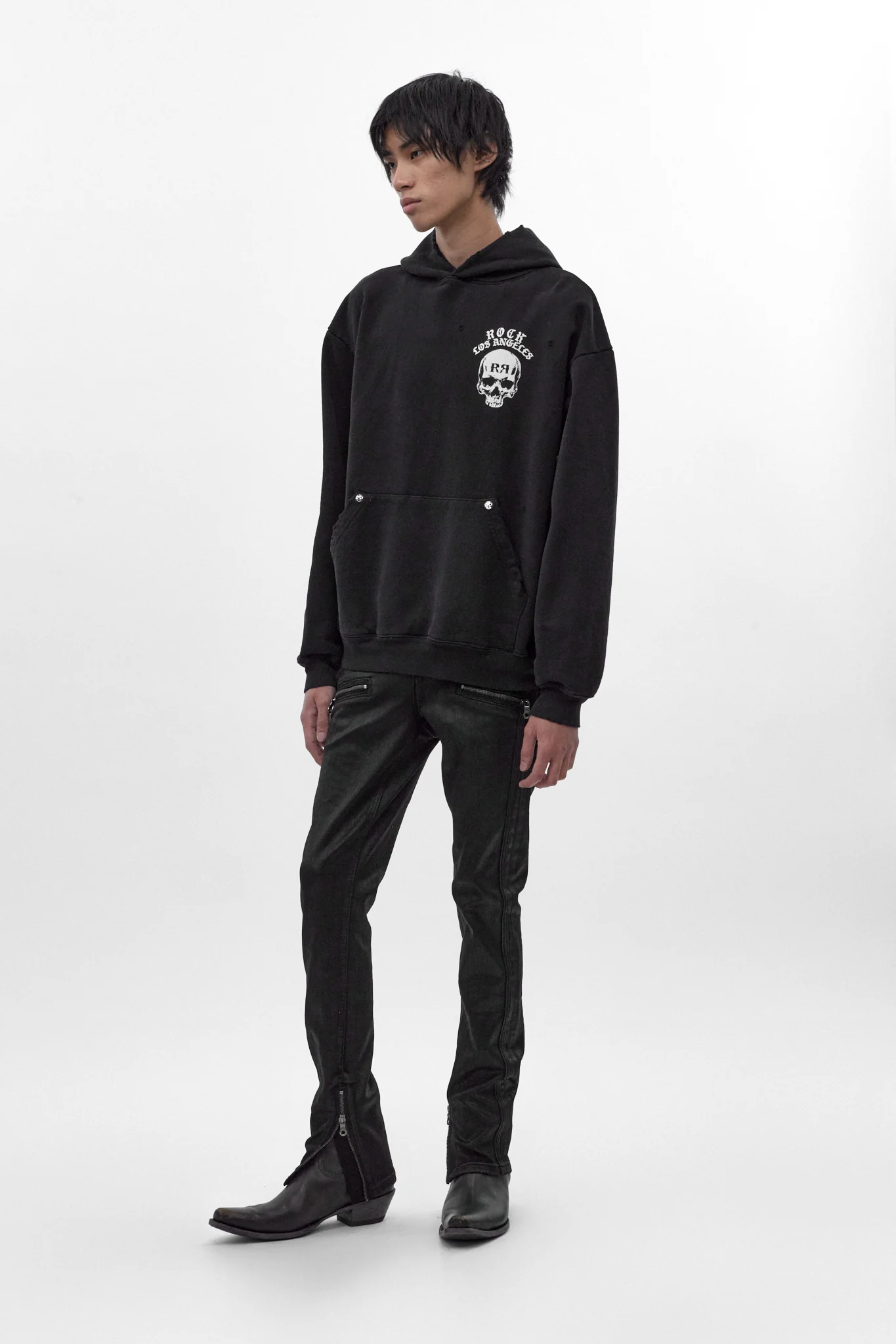 Grim Hoodie in Black - Image 5