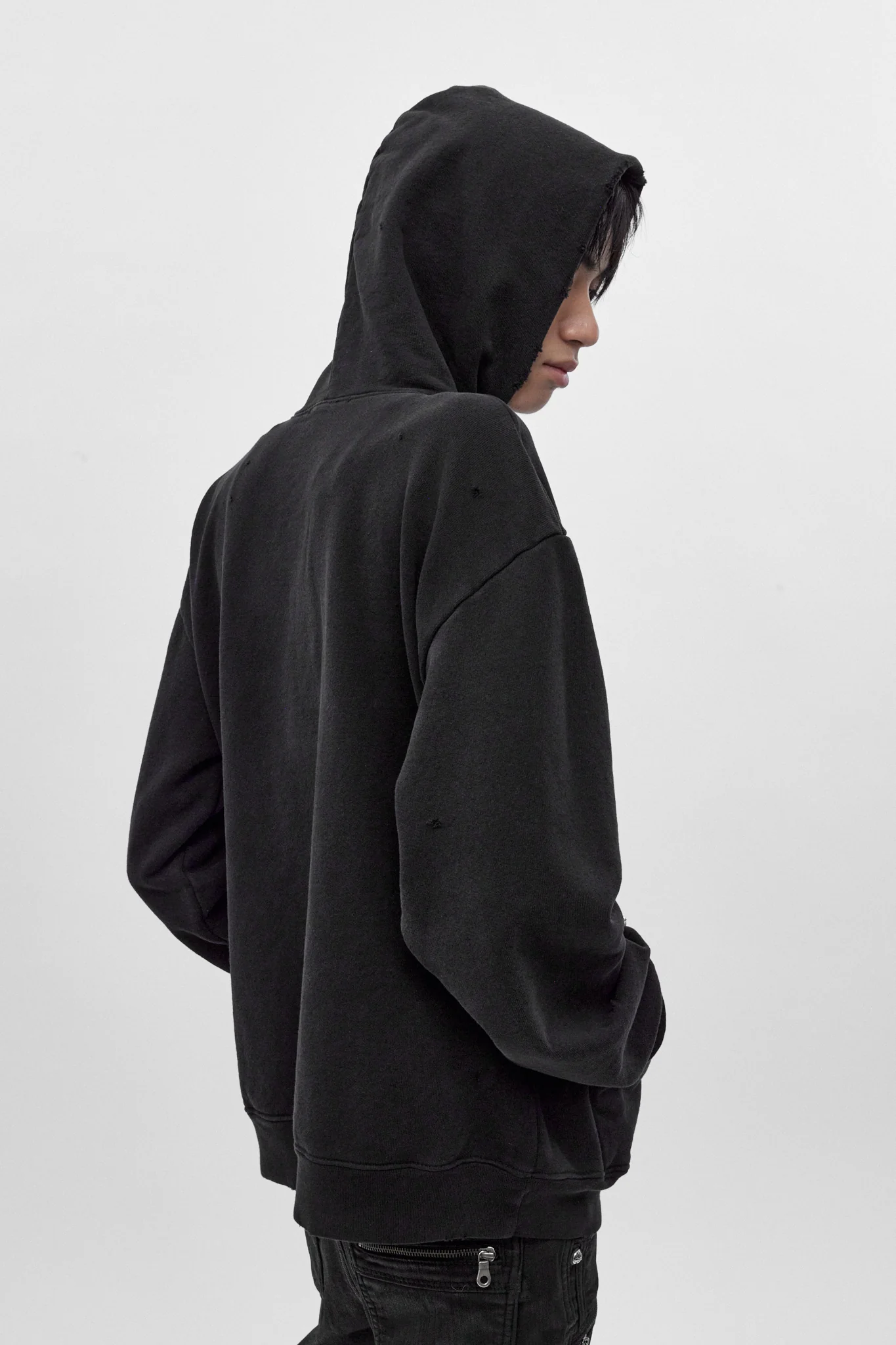 Silent Cross Hoodie in Black - Image 3