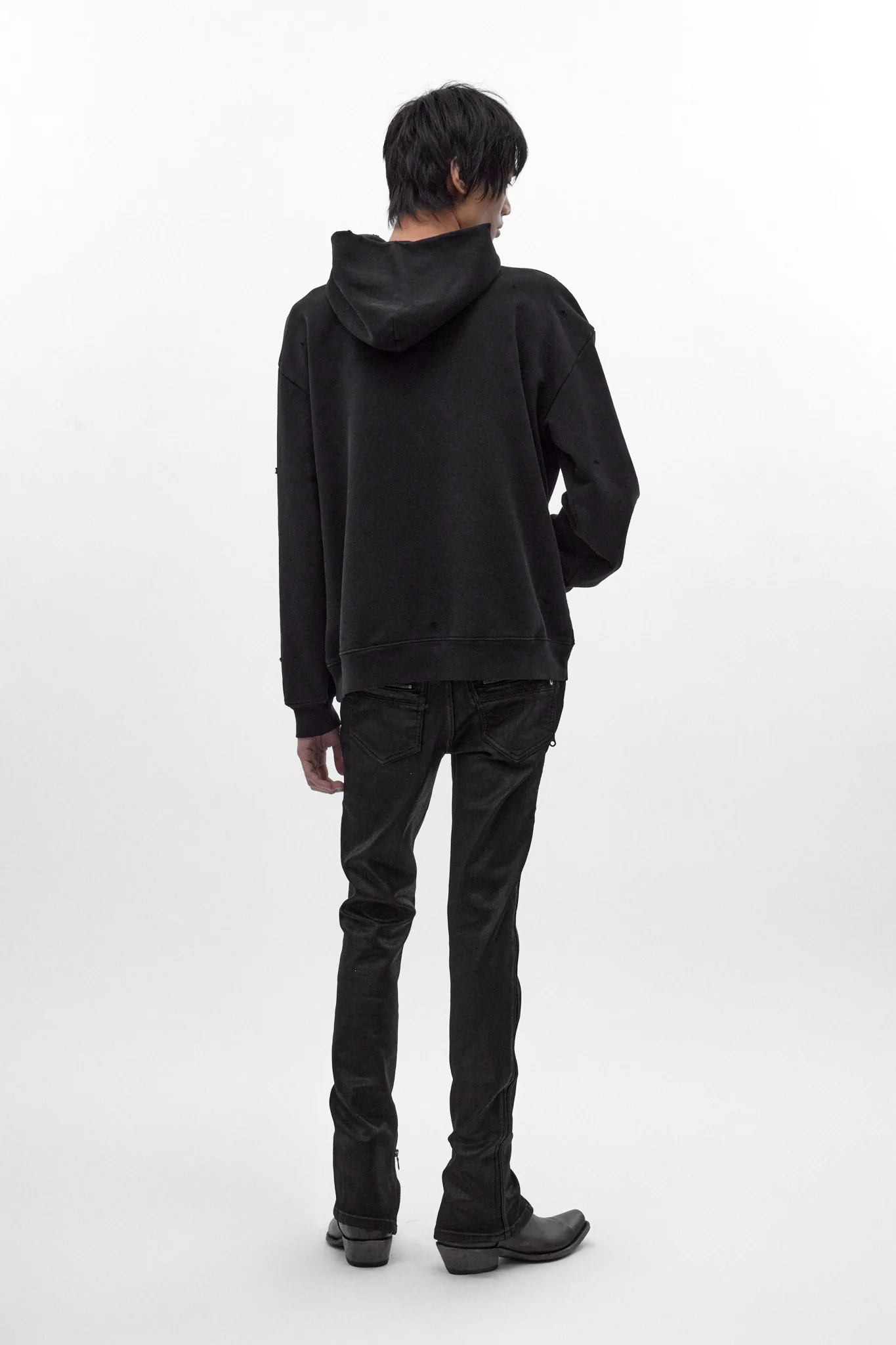 Silent Cross Hoodie in Black - Image 5