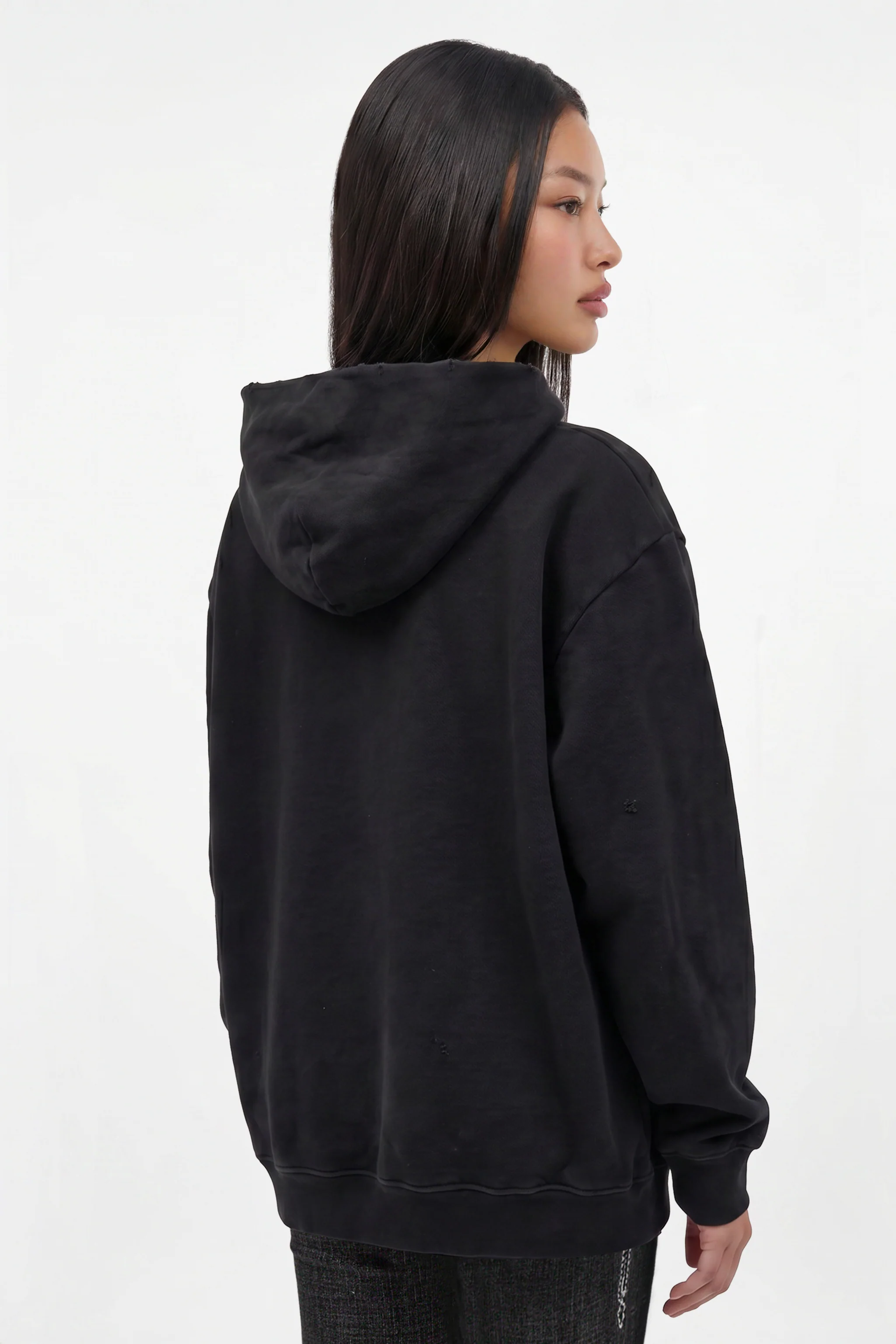 Silent Cross Hoodie in Black (W) - Image 2