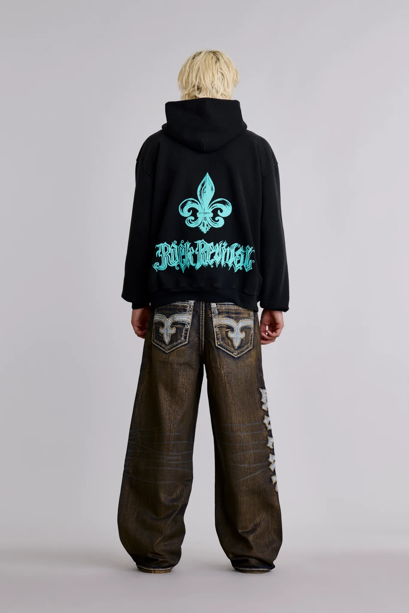 Infernal Wings Hoodie in Black - Image 3