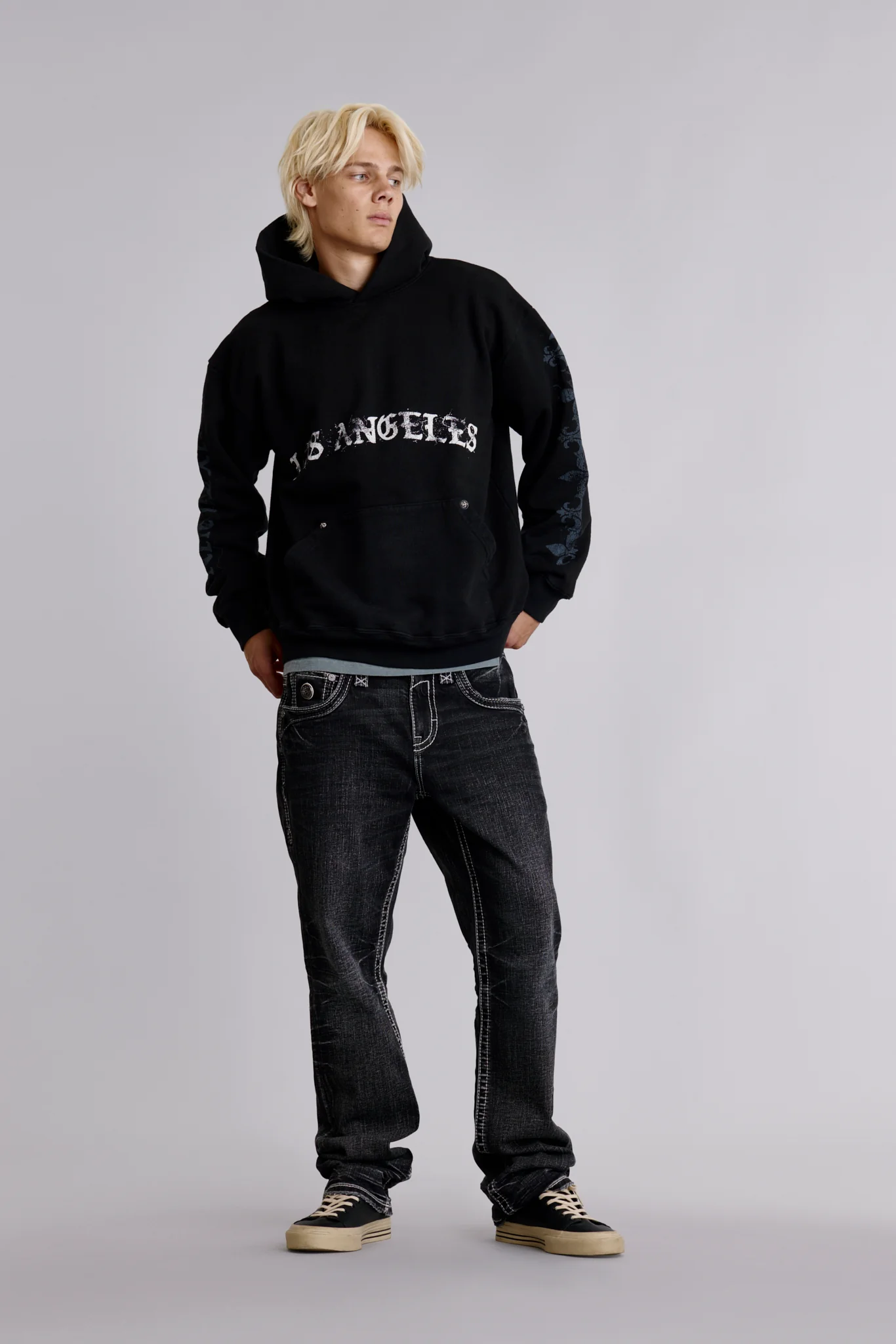 Angel Tour Hoodie in Black - Image 4