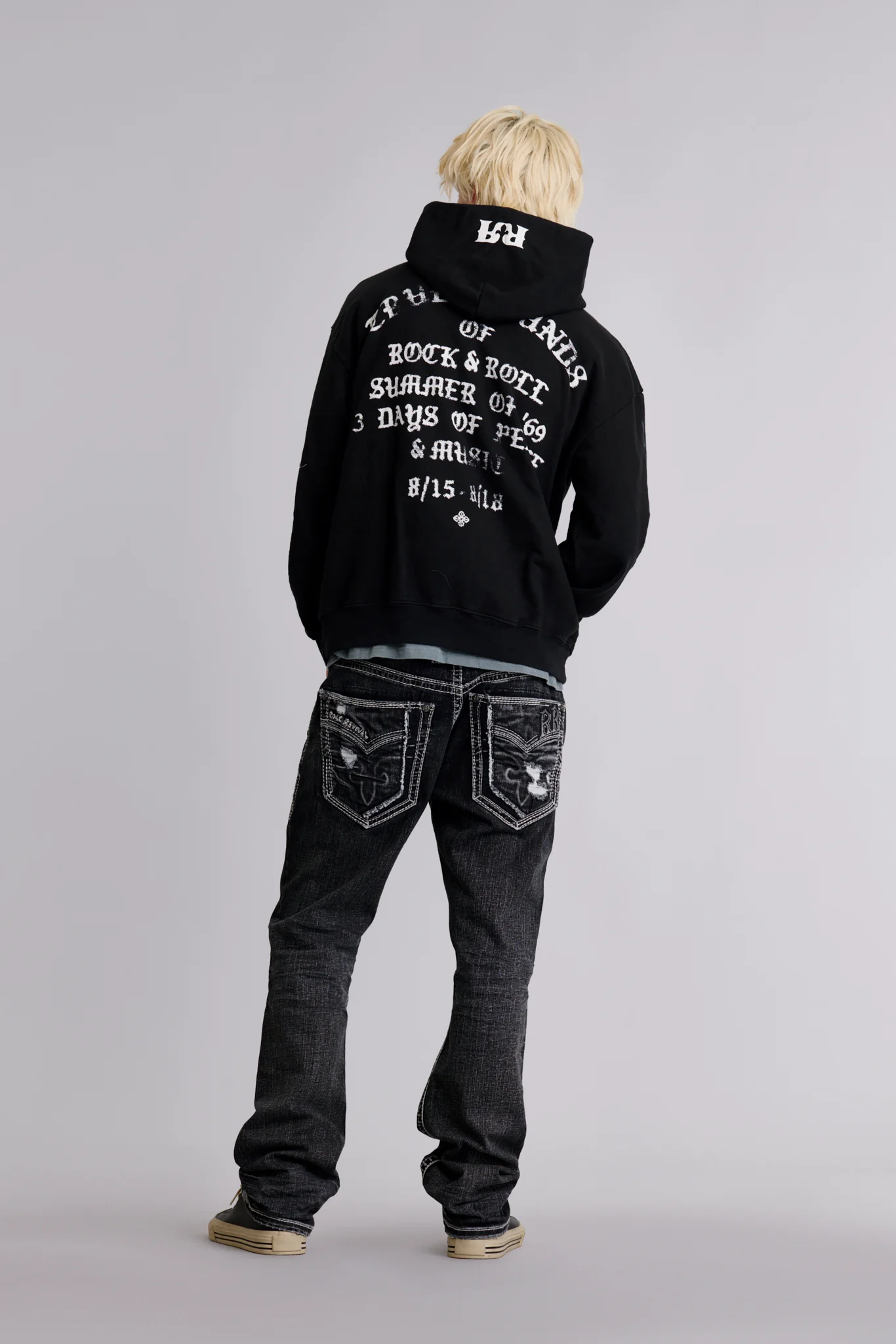 Angel Tour Hoodie in Black - Image 5