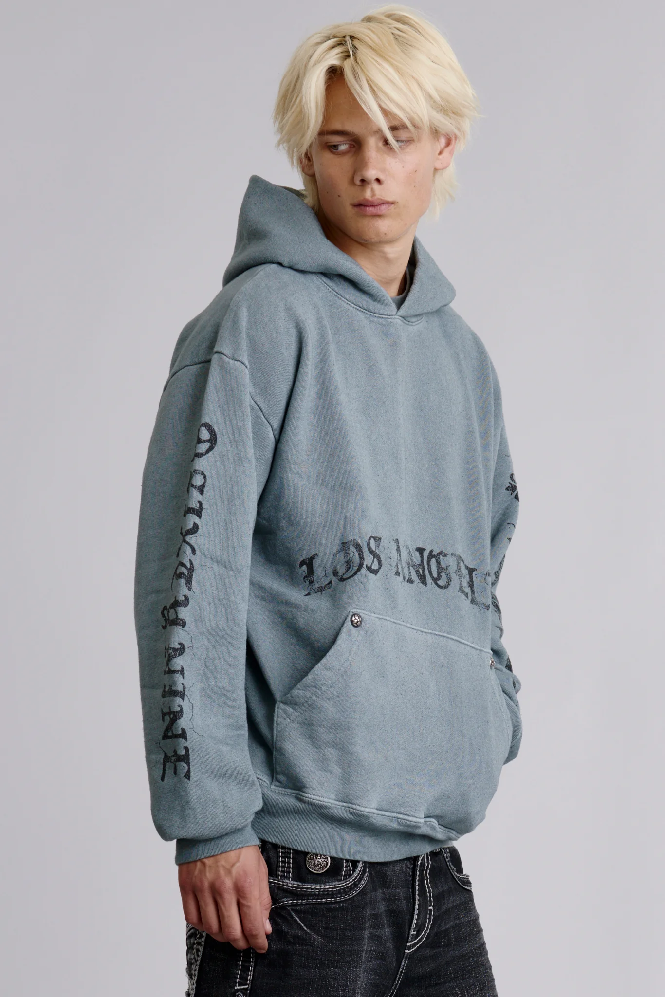 Angel Tour Hoodie in LA Gray - Image 3