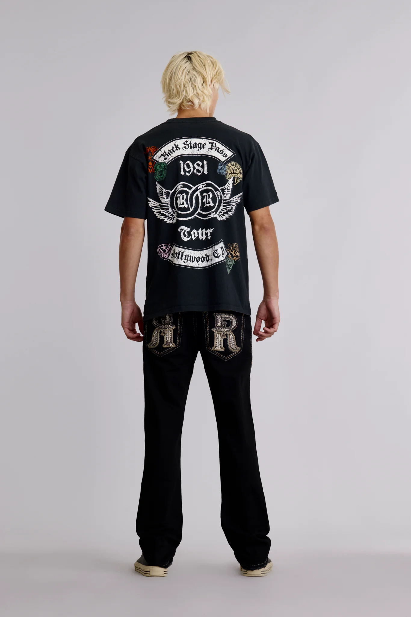 1981 Hollywood Tee in Black - Image 4