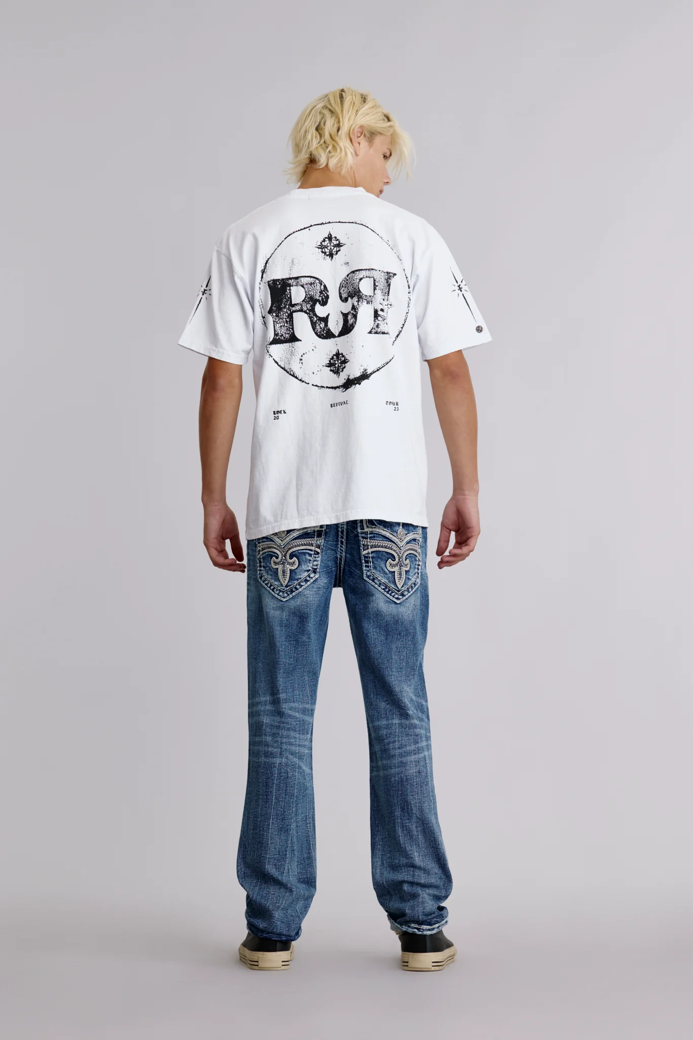 Rock Tee in White - Image 4