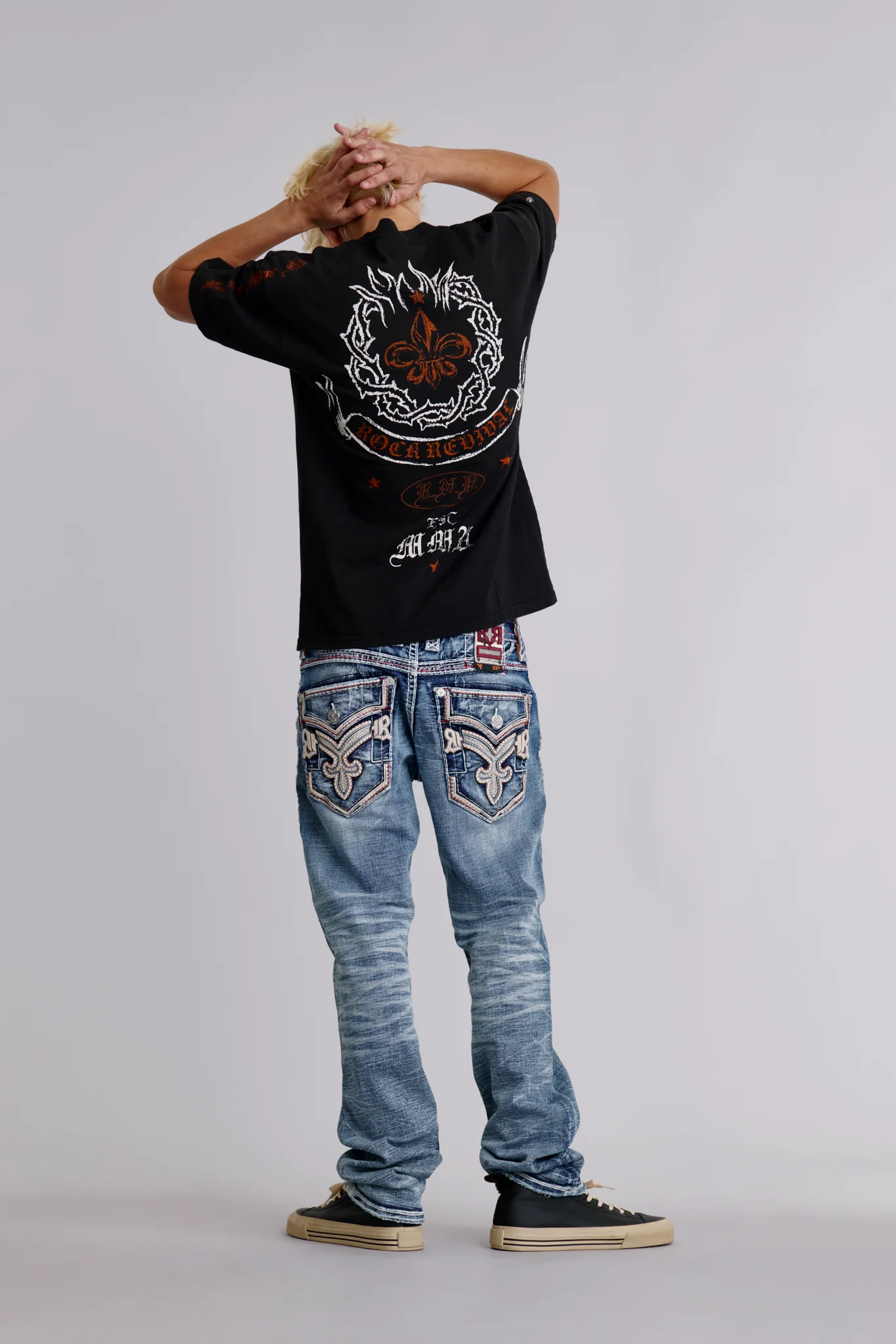 Inferno Emblem Tee in Black - Image 4