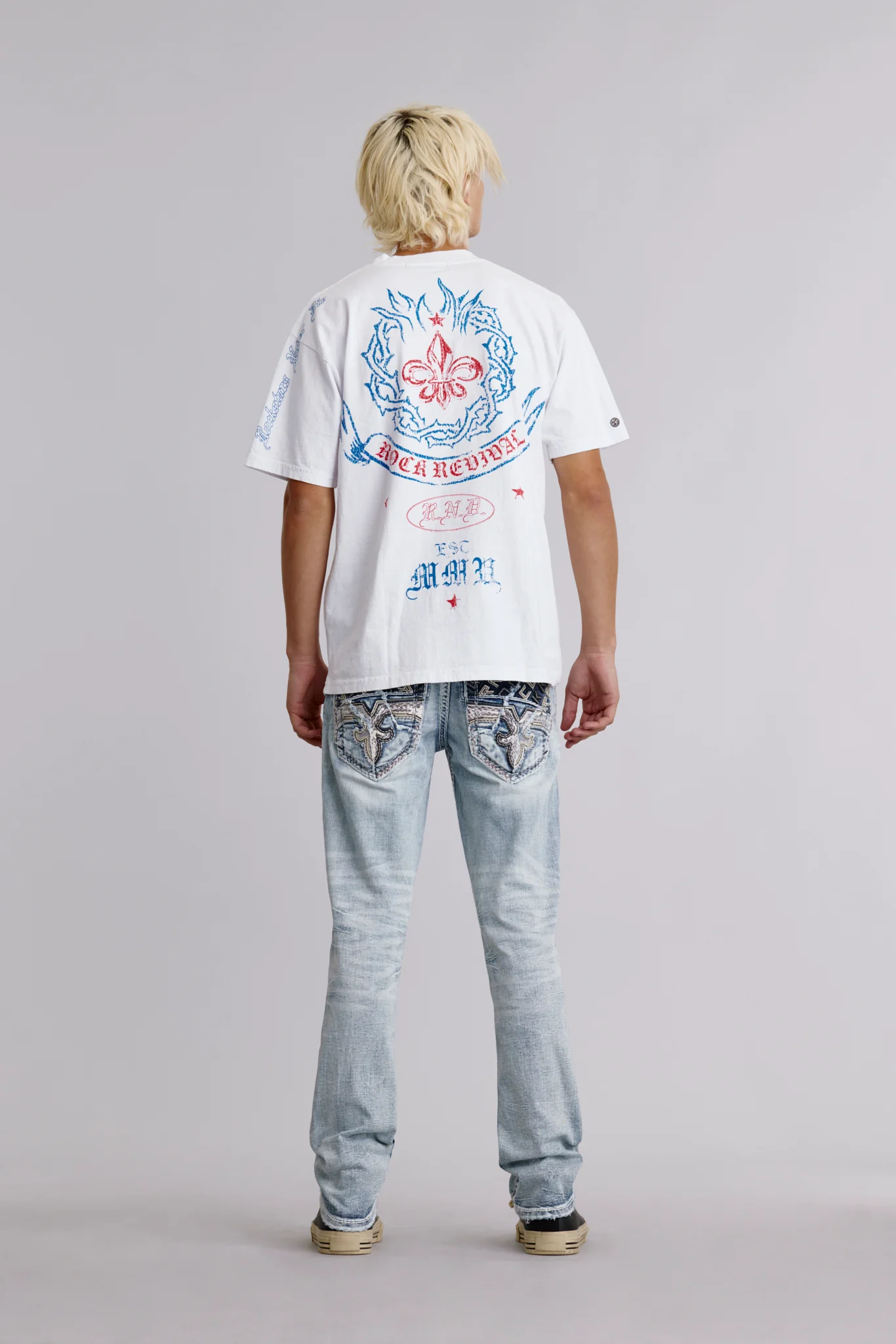 Inferno Emblem Tee in White - Image 4