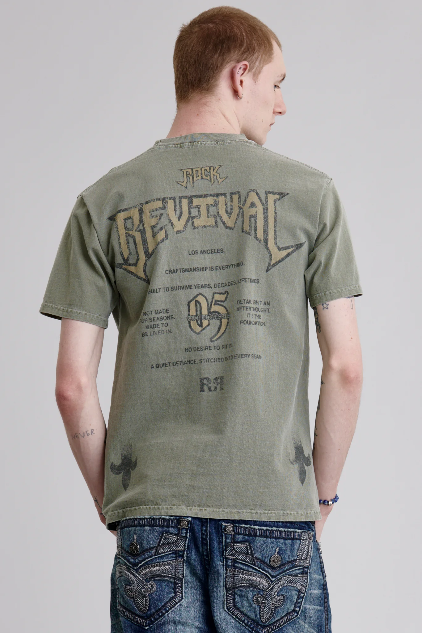Manifest Tee in Green - Image 2