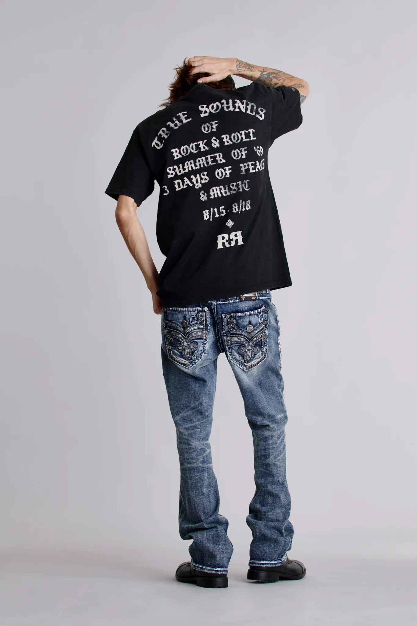 Summer of ’69 Tee in Black - Image 4