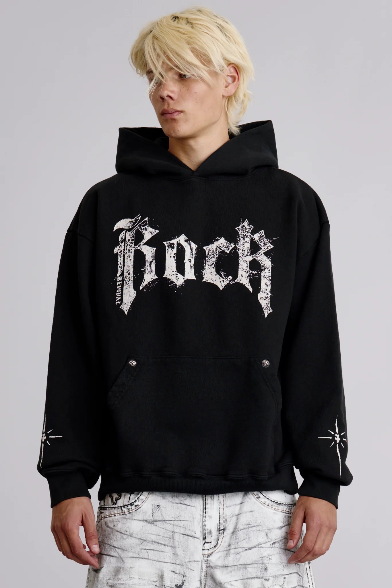 Rock Hoodie in Black
