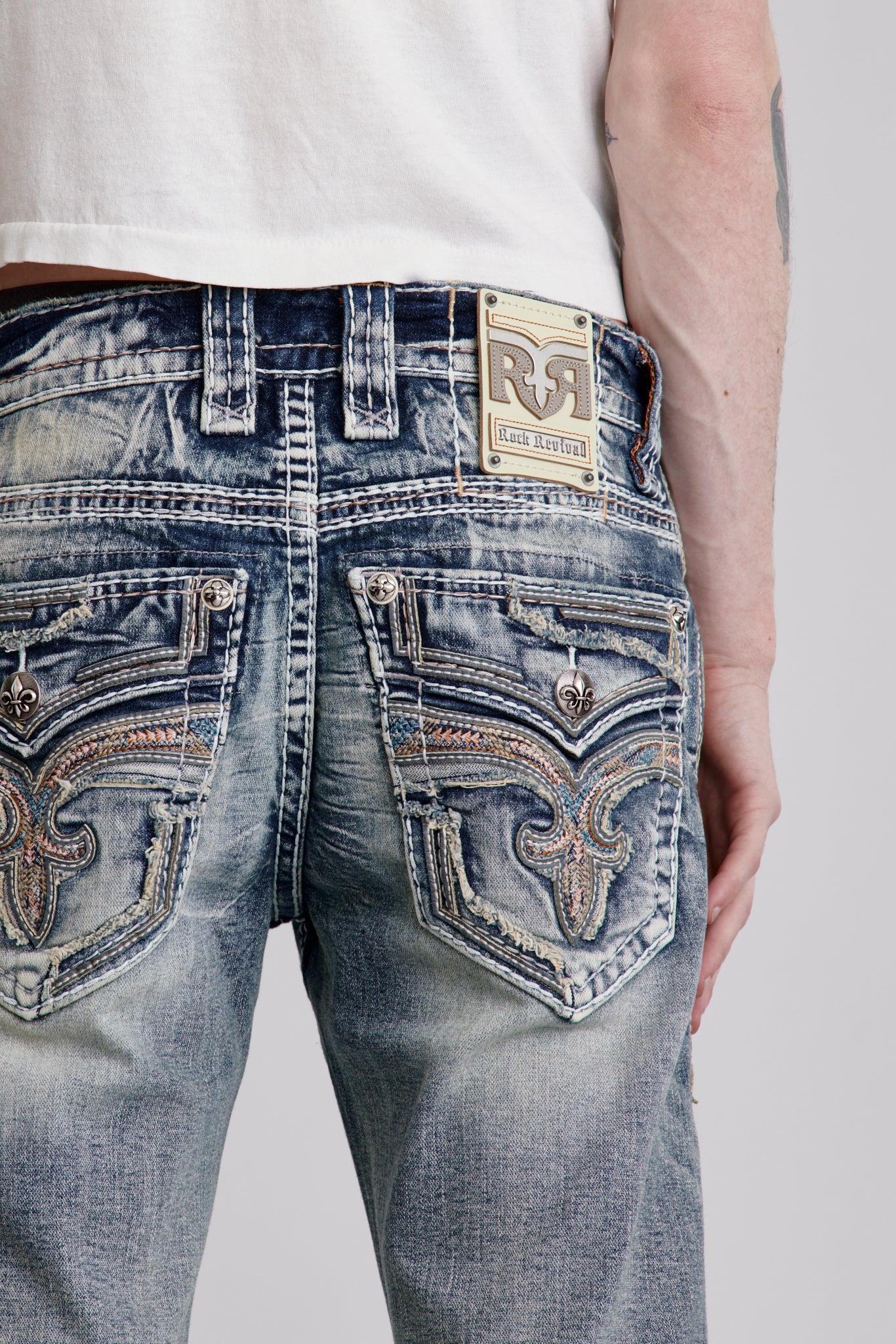 Satelite Denim Shorts - Image 3