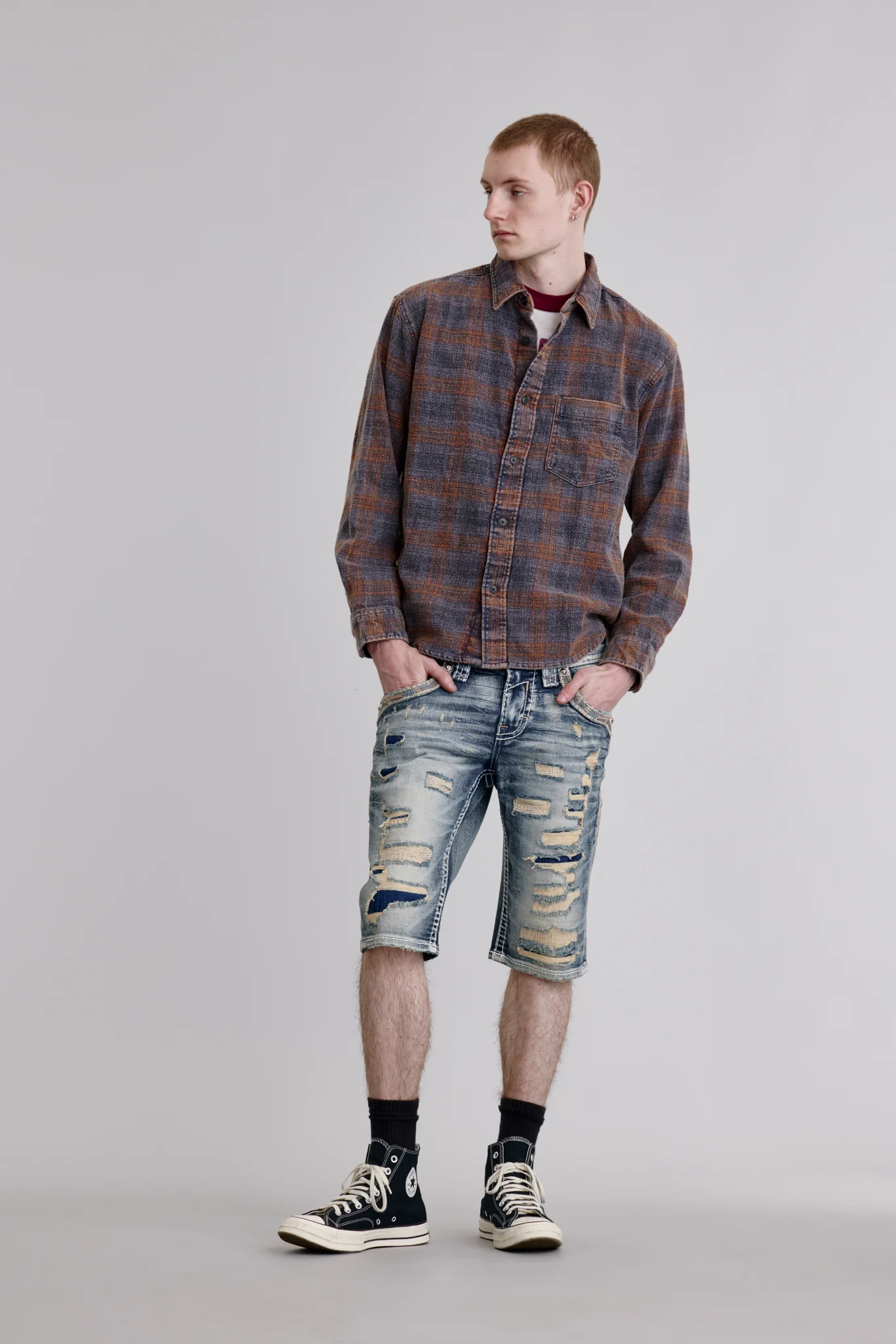 Satelite Denim Shorts - Image 5