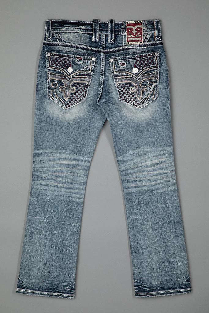 Skye Bootcut Jeans in Light Blue - Image 9