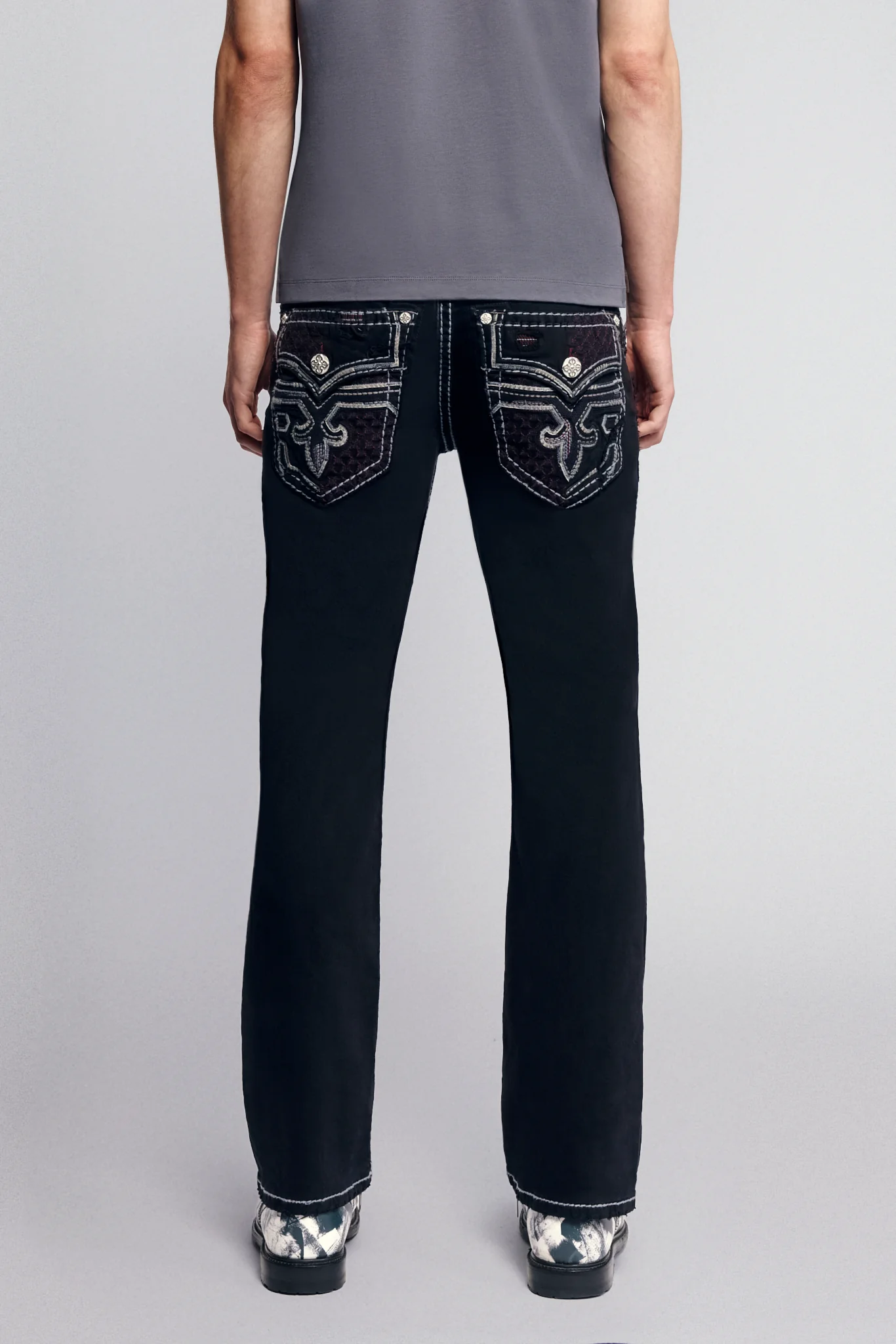 Skye Bootcut Jeans in Black - Image 6