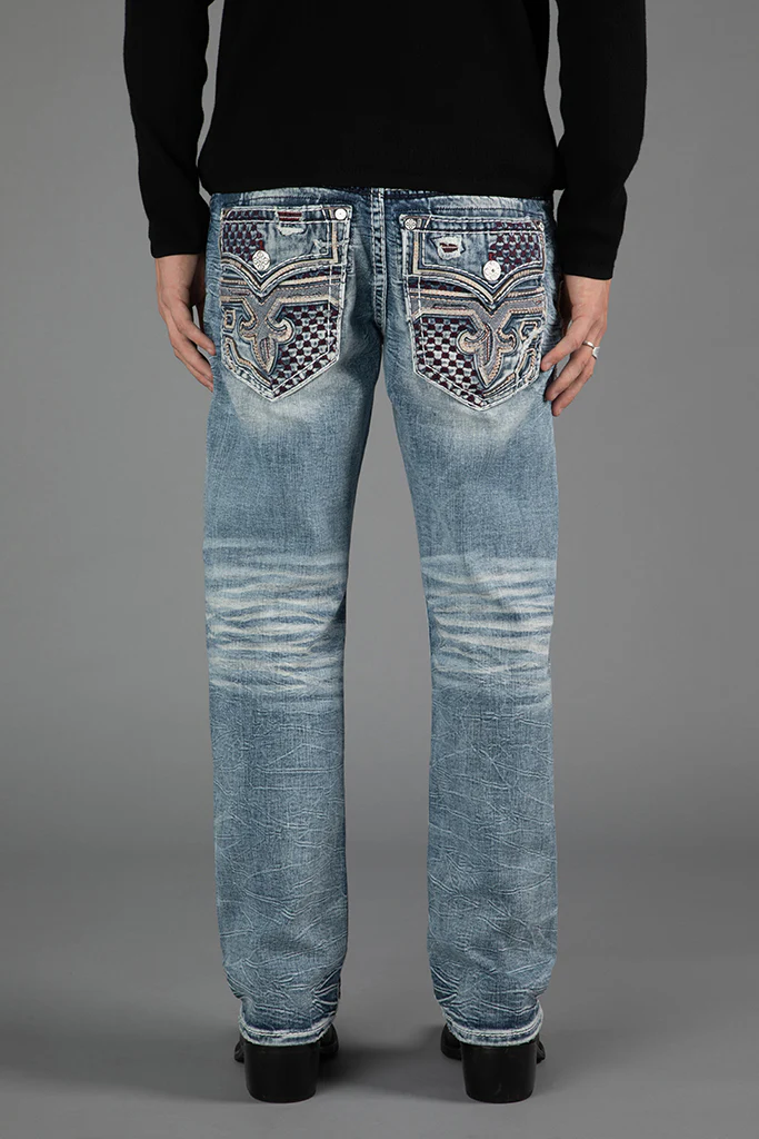 Skye Straight Jeans in Light Blue