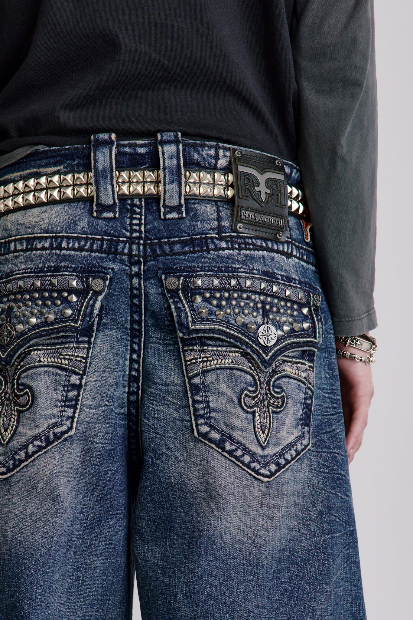 Steven Baggy 3 Jeans in Dark Blue - Image 2