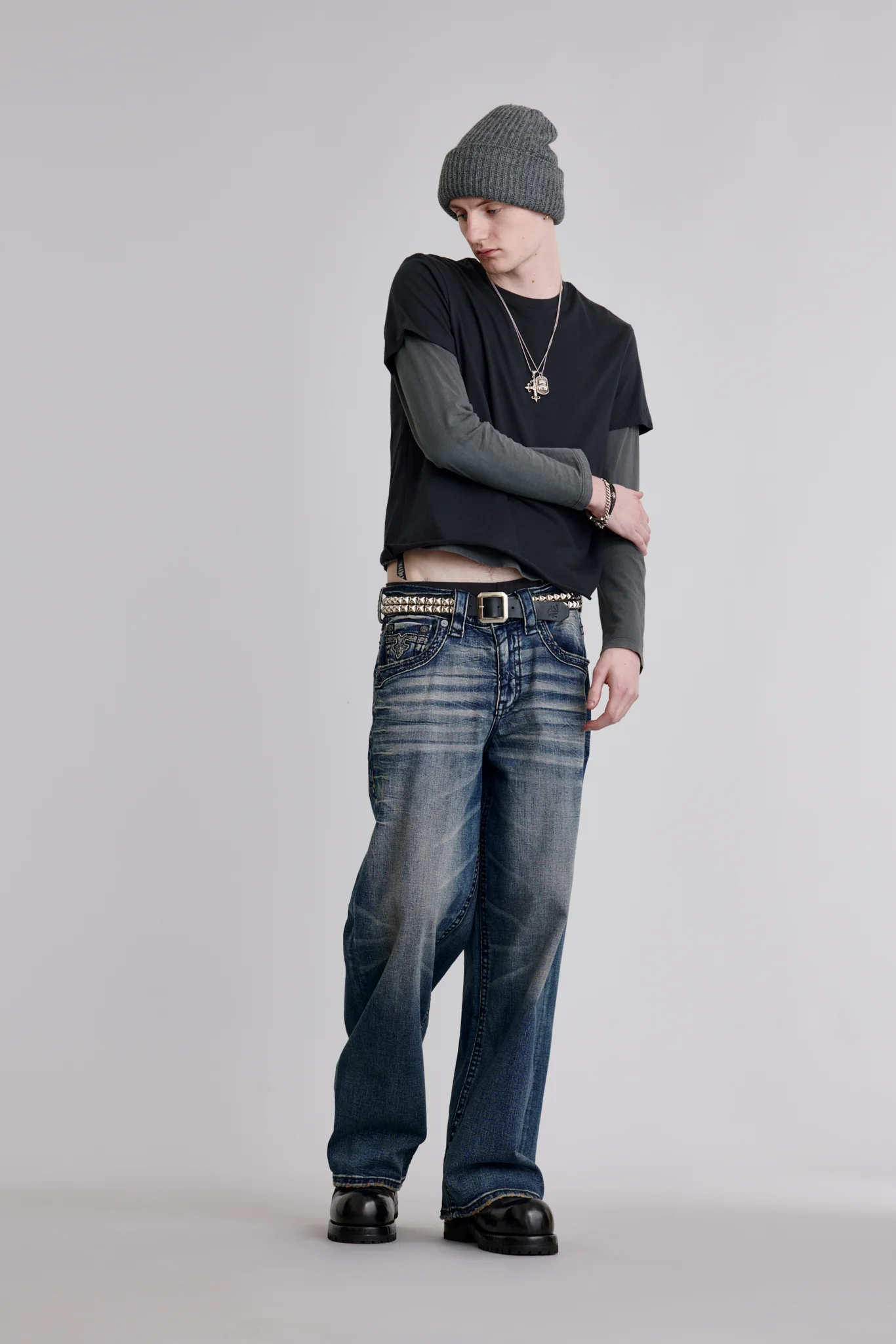 Steven Baggy 3 Jeans in Dark Blue - Image 6