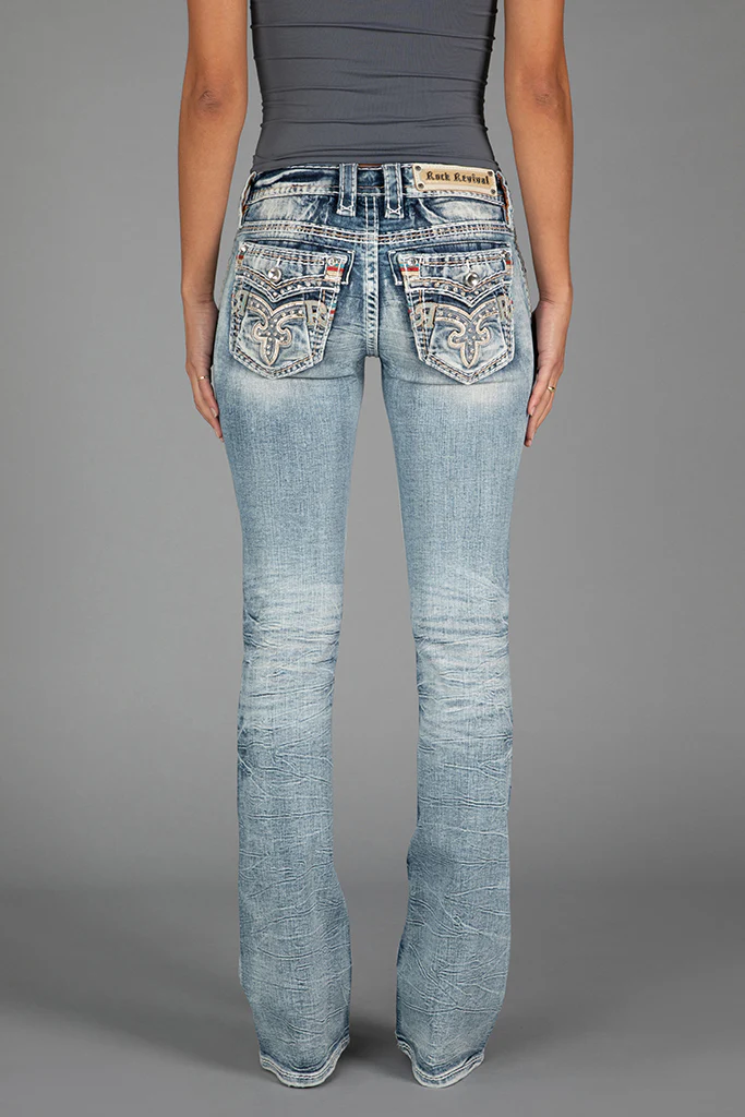 Talisa Low-Rise Bootcut Jeans - Image 6