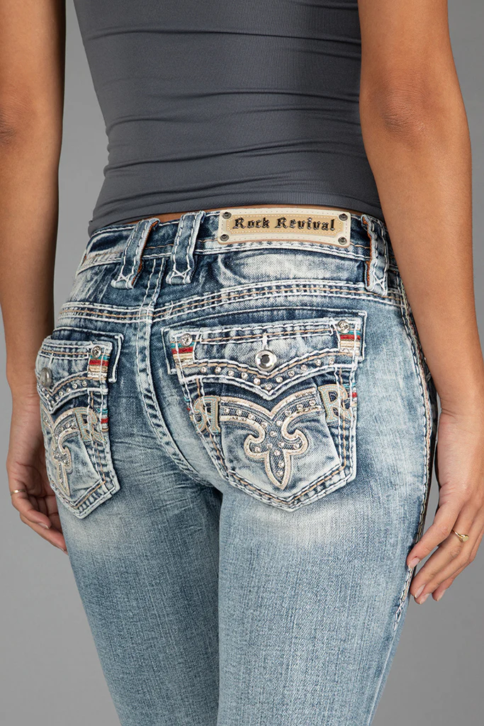 Talisa Low-Rise Bootcut Jeans - Image 7