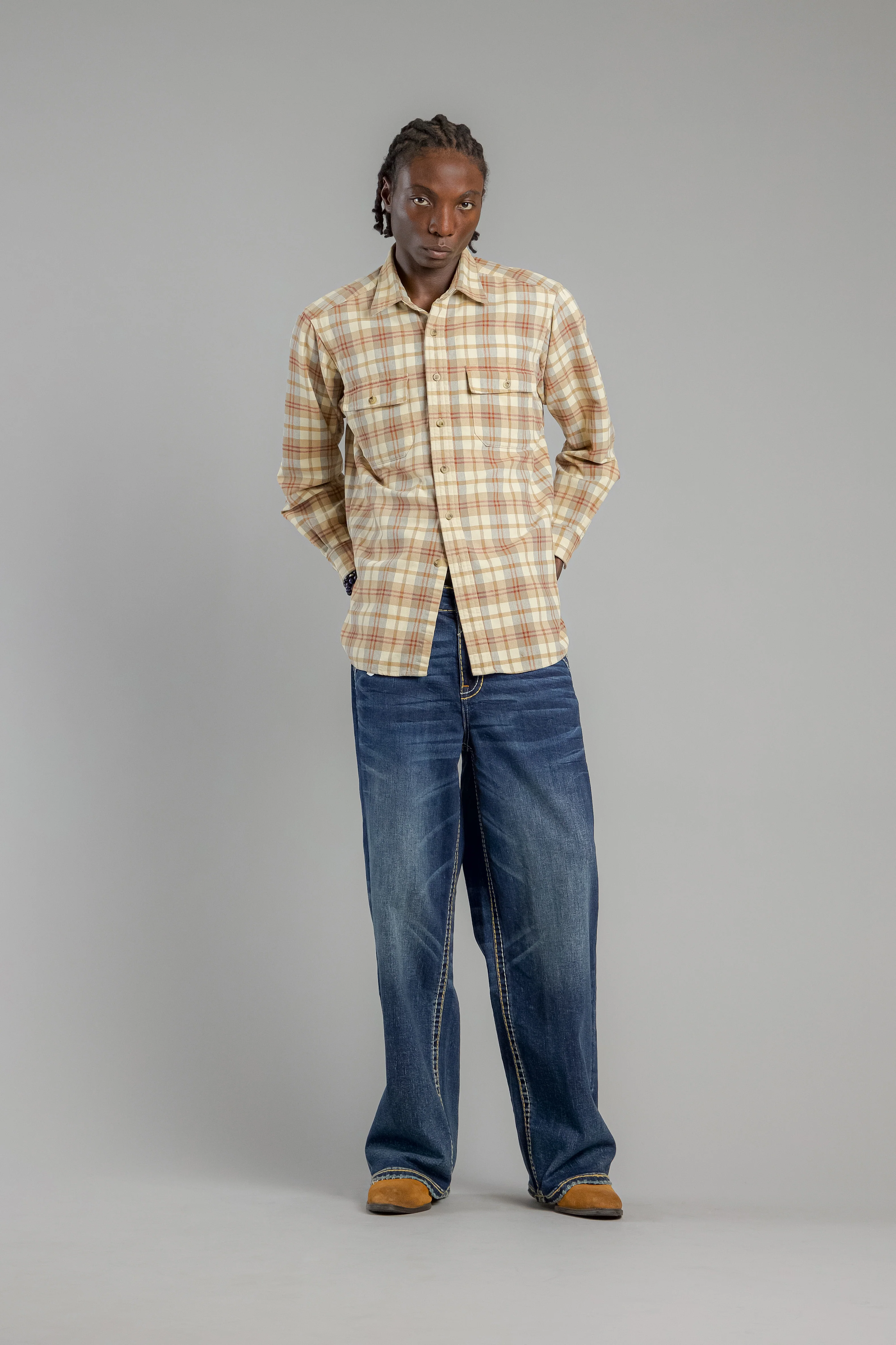 Thorne Baggy 3 Jeans in Dark Blue
