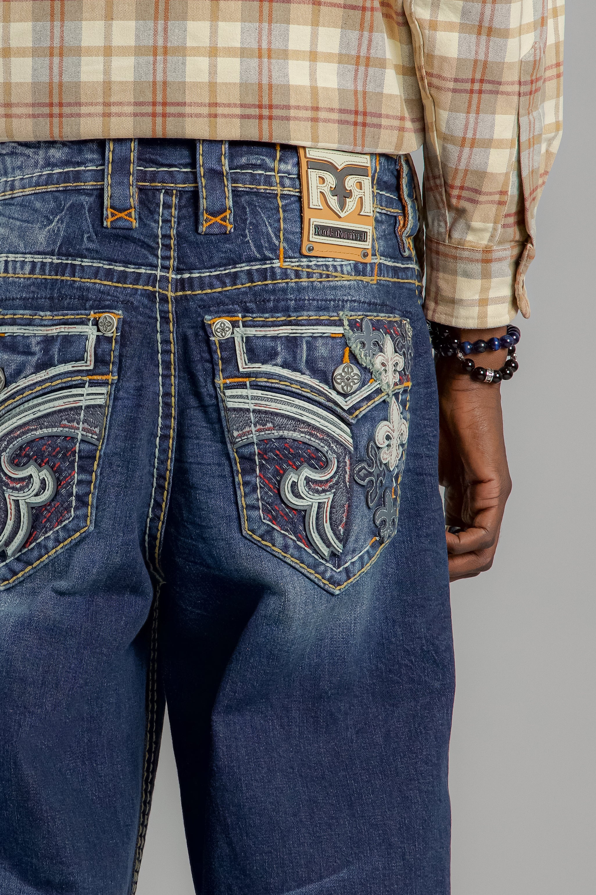 Thorne Baggy 3 Jeans in Dark Blue - Image 2